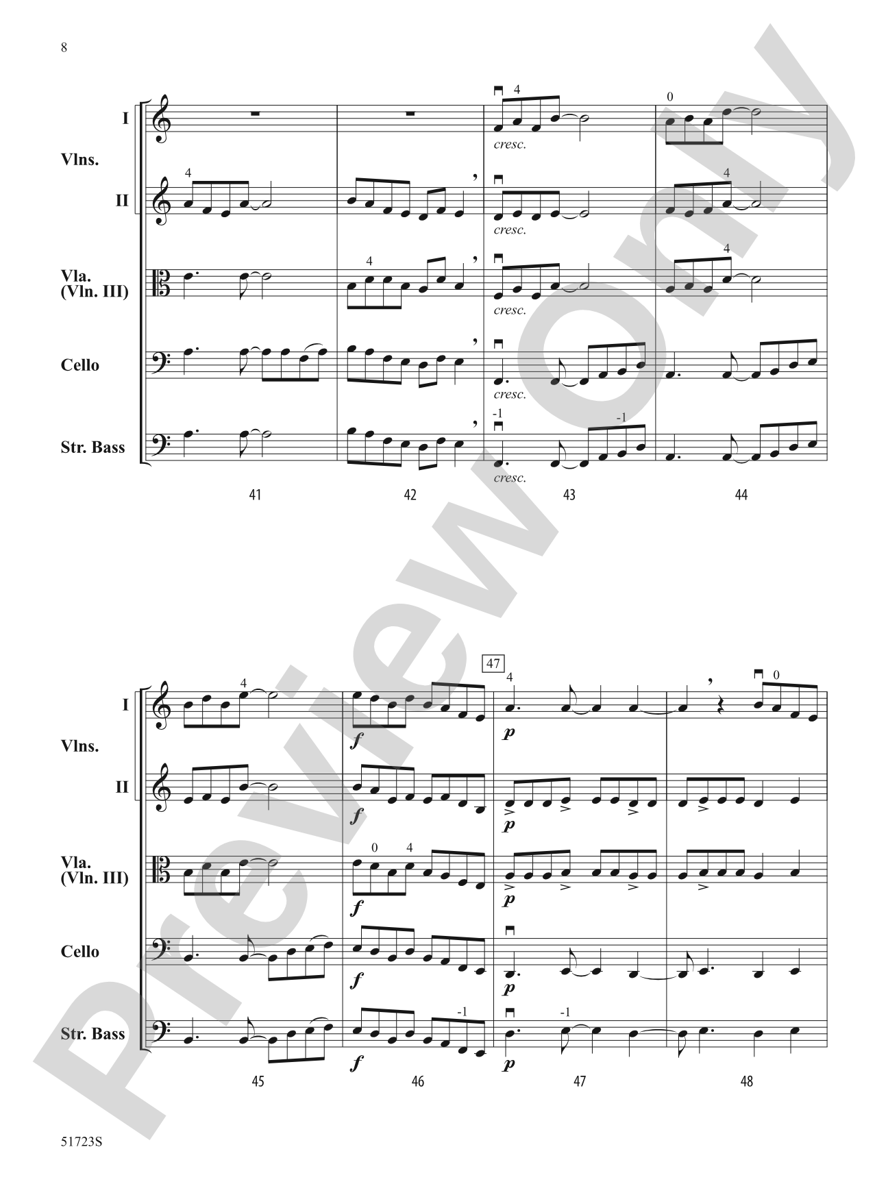 Dhyaana: String Orchestra Conductor Score & Parts