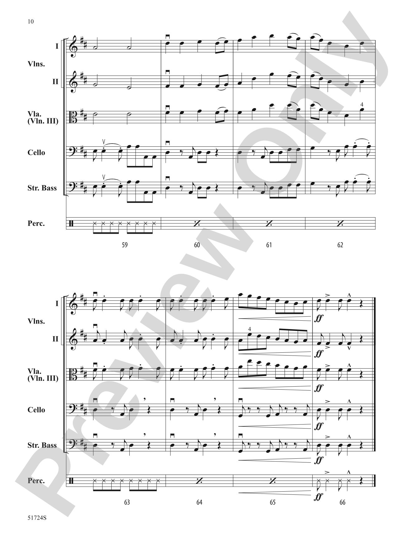 Winter Sleigh Ride: Score