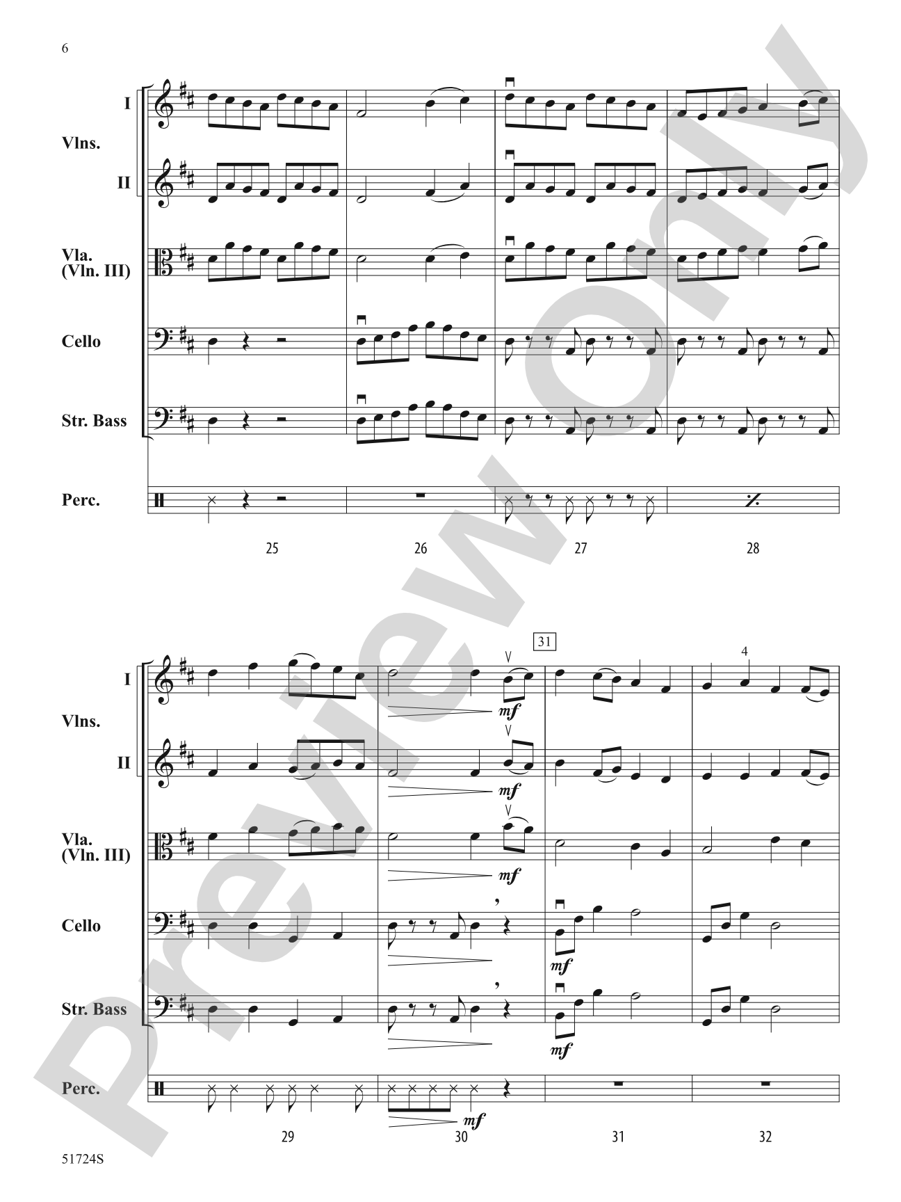 Winter Sleigh Ride: Score