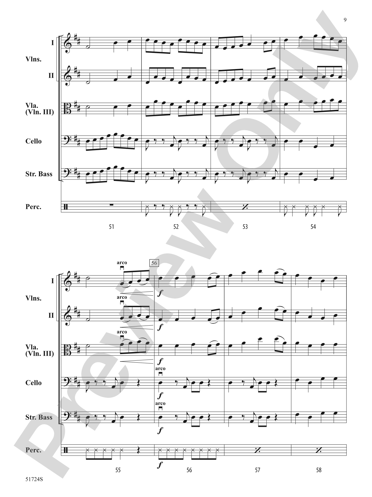 Winter Sleigh Ride: Score