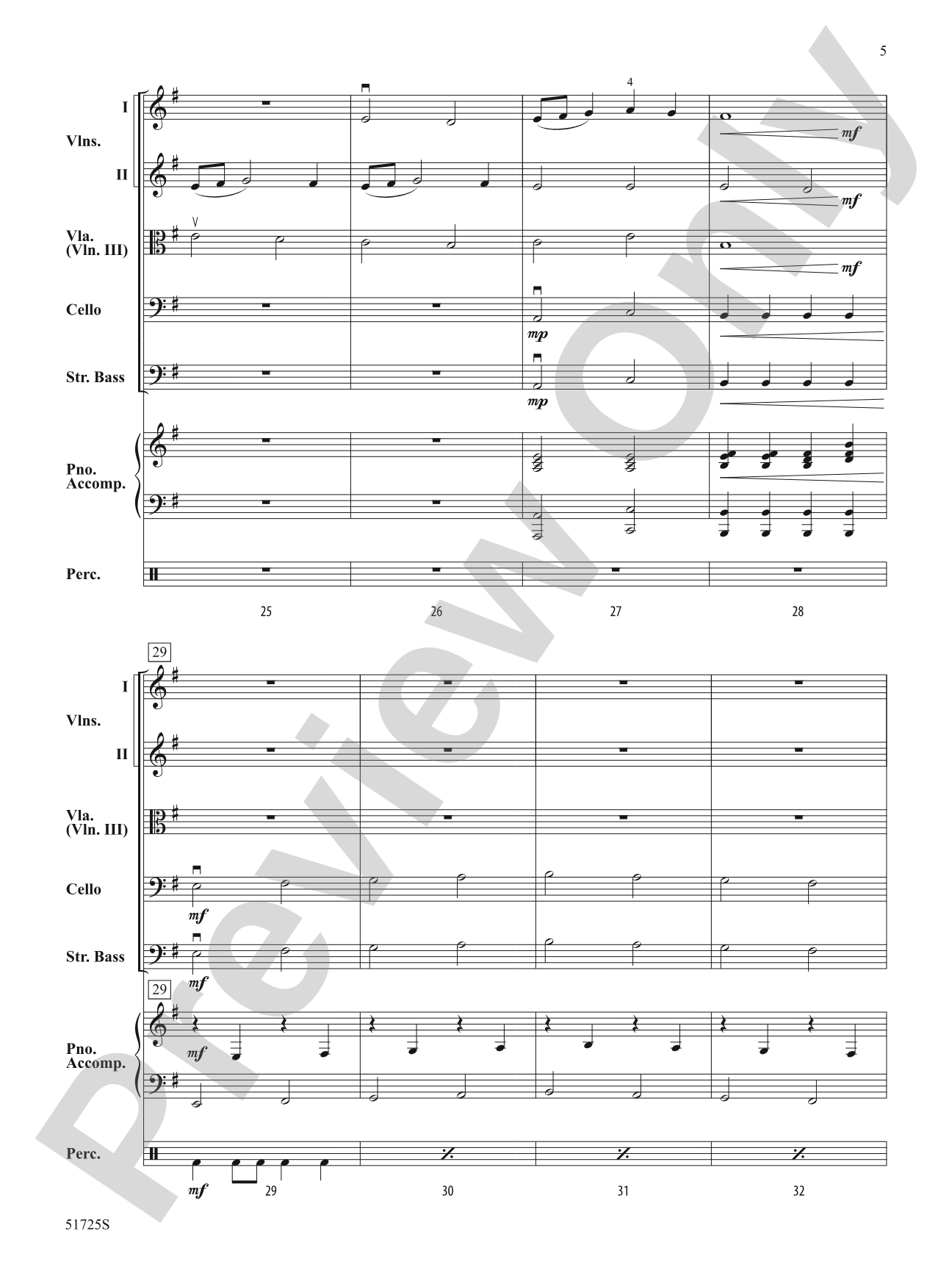 Carpathian Castle: String Orchestra Conductor Score & Parts