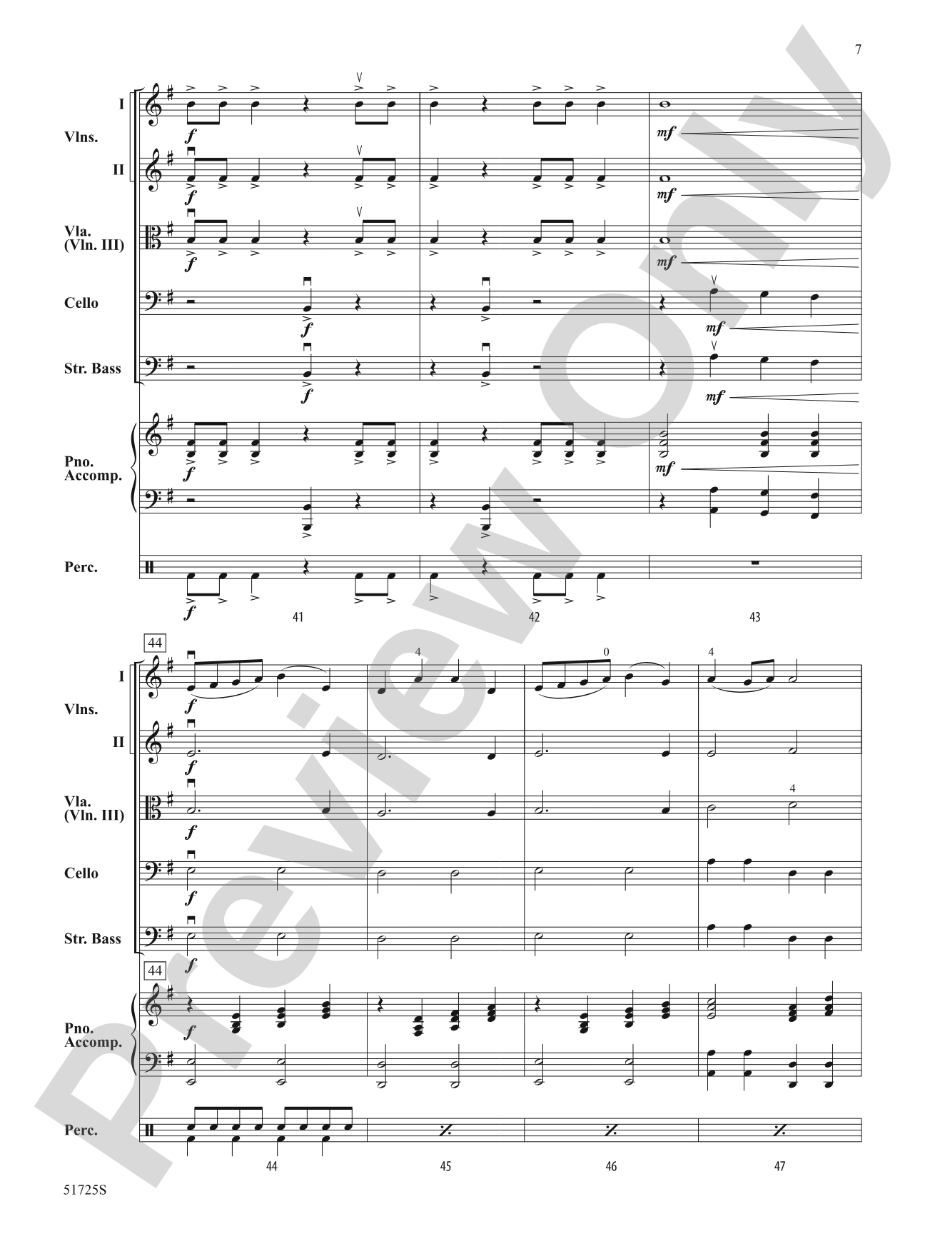 Carpathian Castle: String Orchestra Conductor Score & Parts