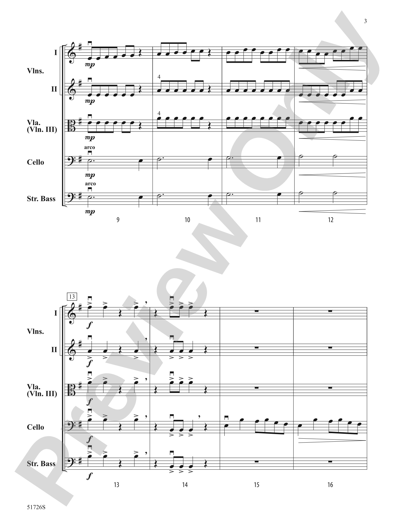 Trolls: Flexible String Ensemble Score & Parts