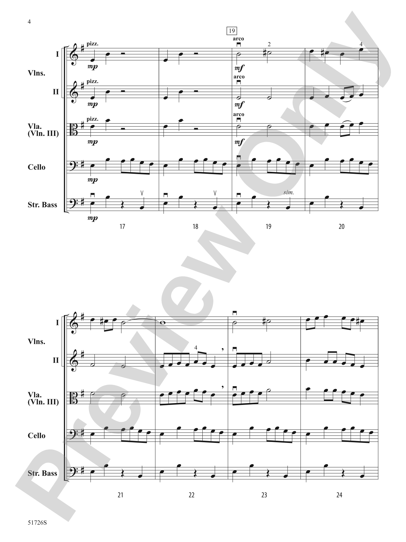 Trolls: Flexible String Ensemble Score & Parts