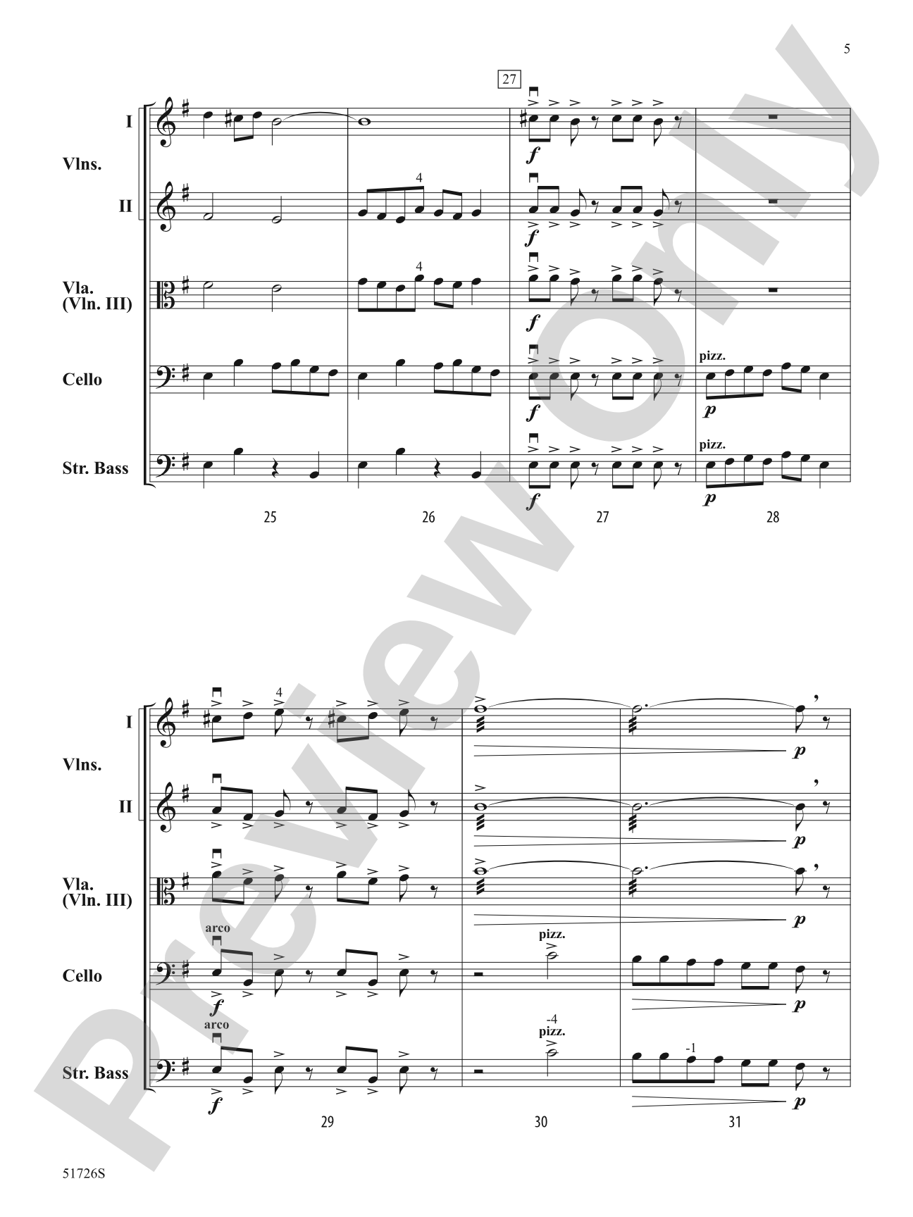 Trolls: Flexible String Ensemble Score & Parts