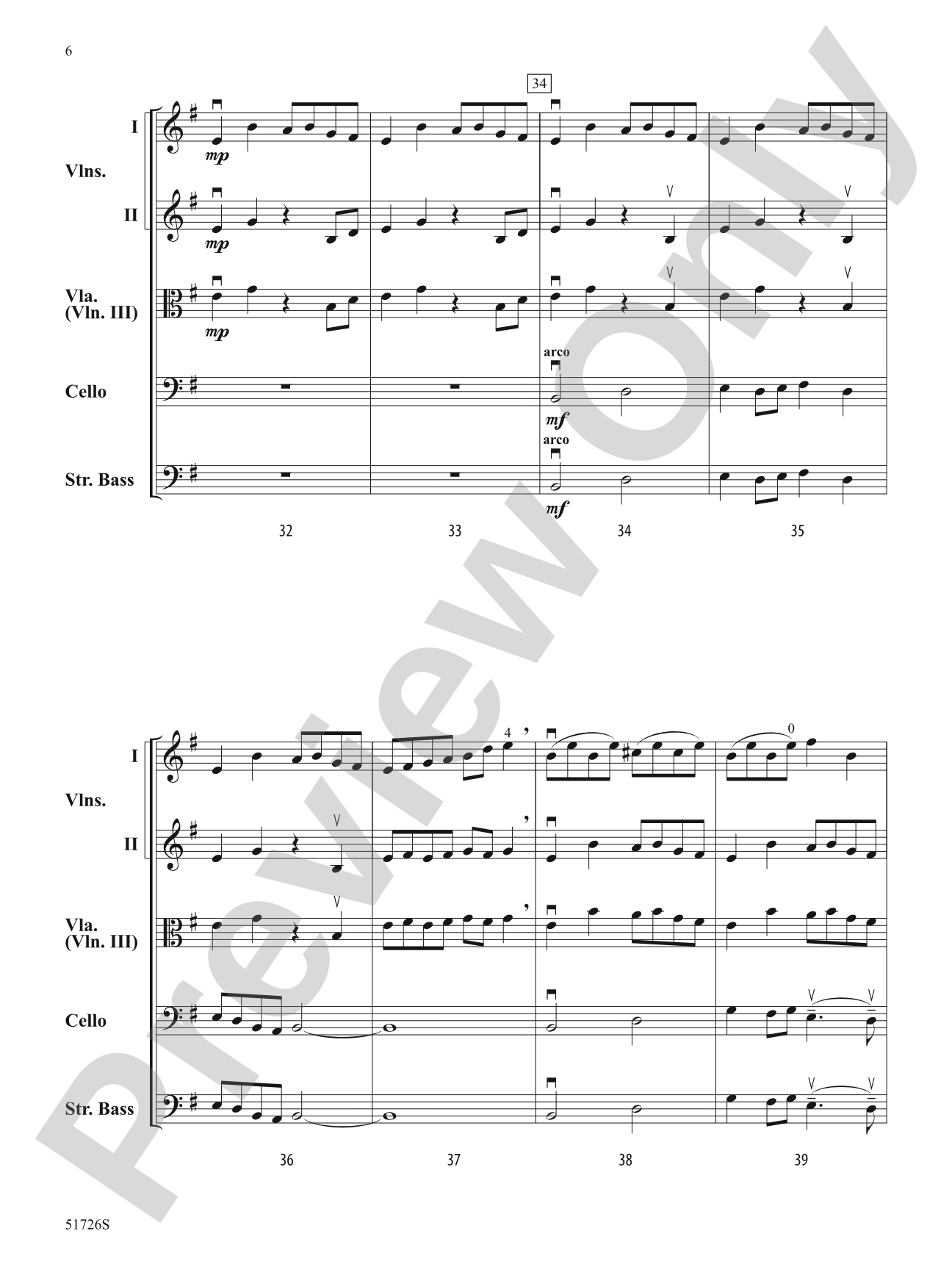 Trolls: Flexible String Ensemble Score & Parts