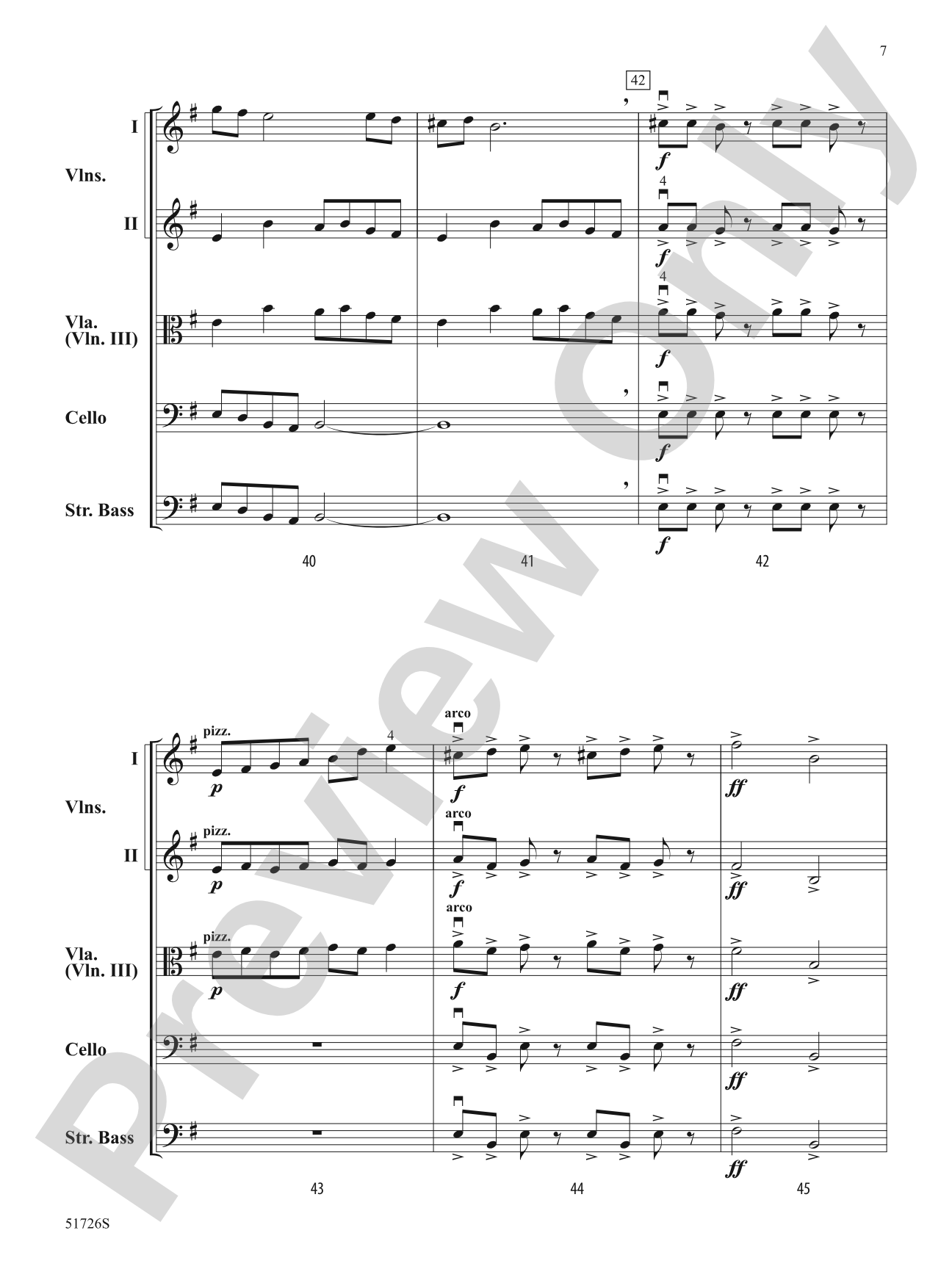 Trolls: Flexible String Ensemble Score & Parts