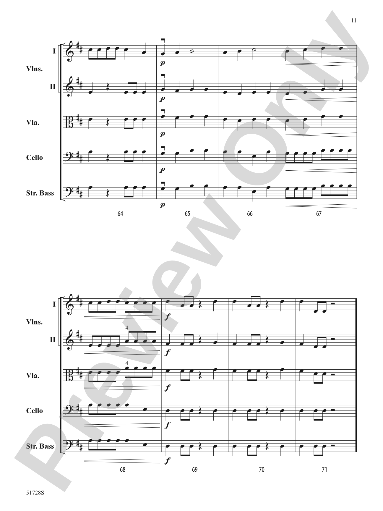 Radiance: Flexible String Ensemble Score & Parts