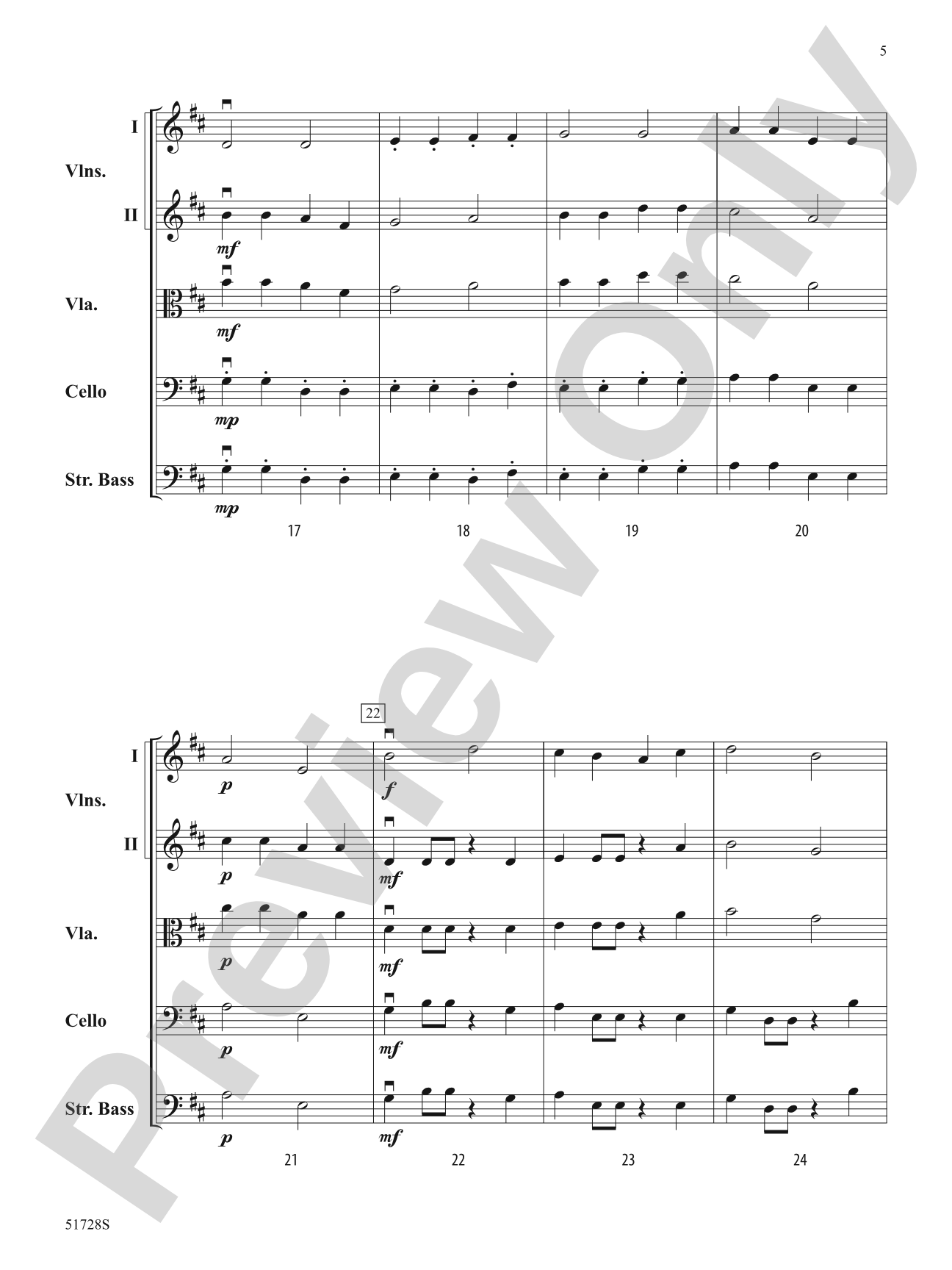 Radiance: Flexible String Ensemble Score & Parts