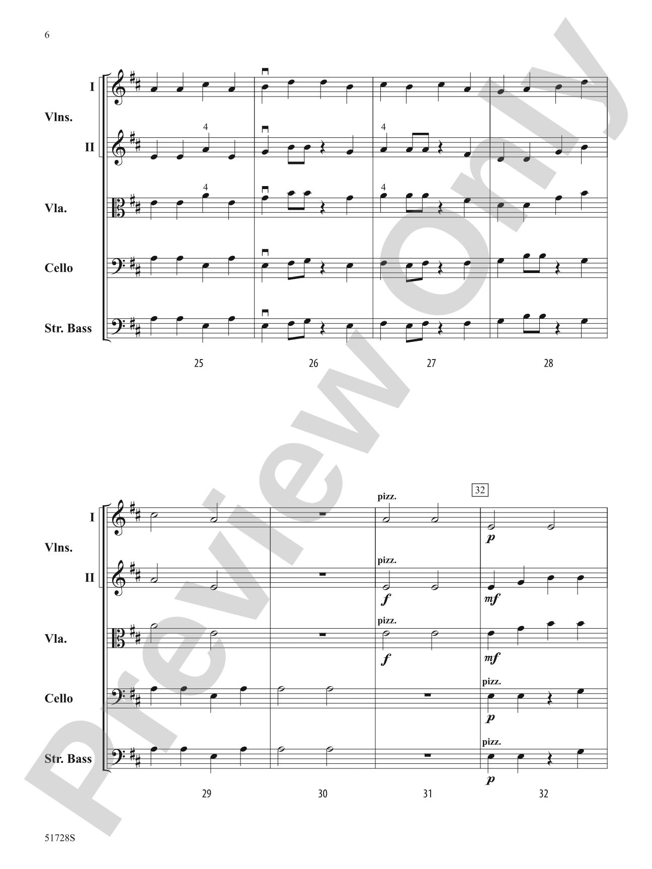 Radiance: Flexible String Ensemble Score & Parts