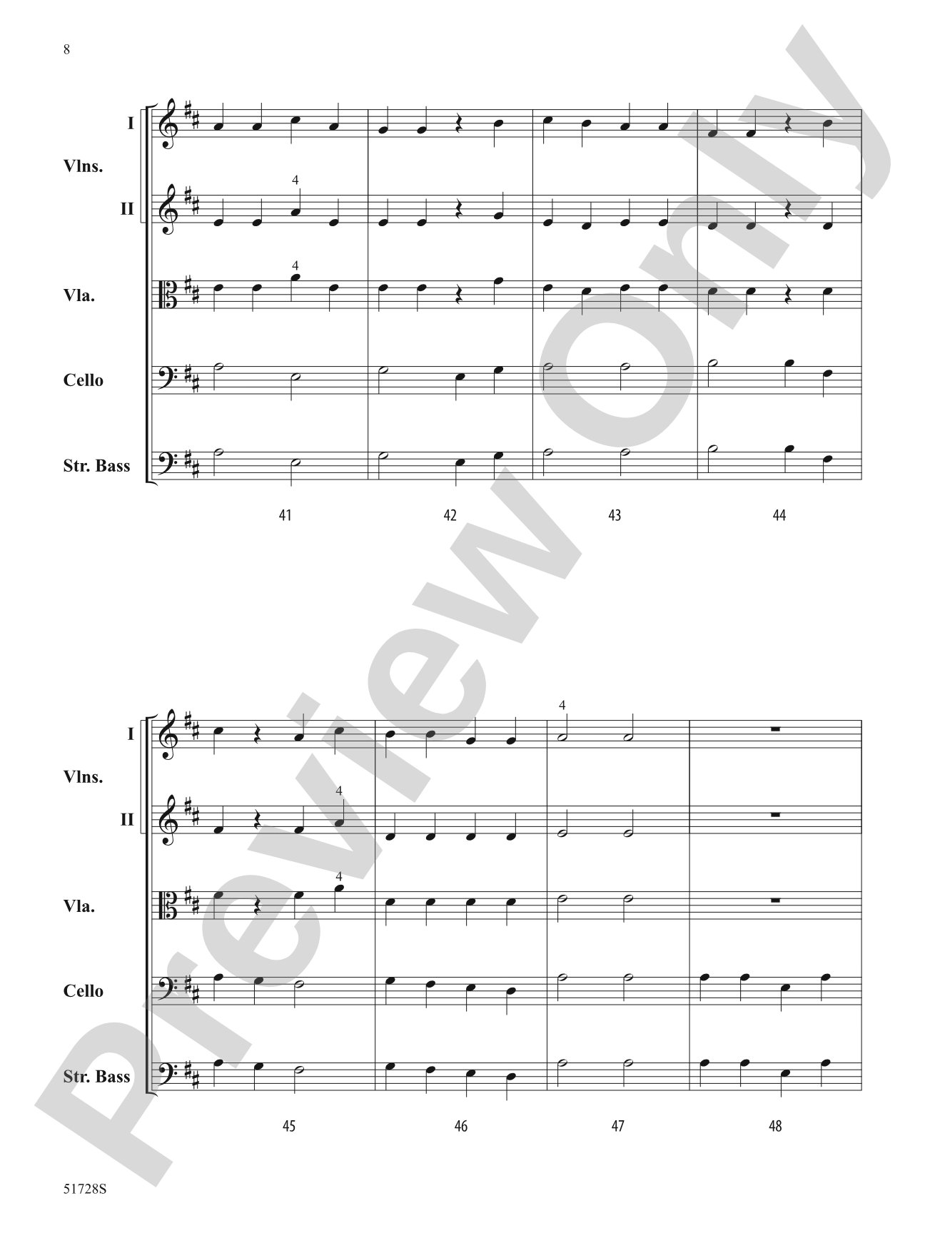 Radiance: Flexible String Ensemble Score & Parts