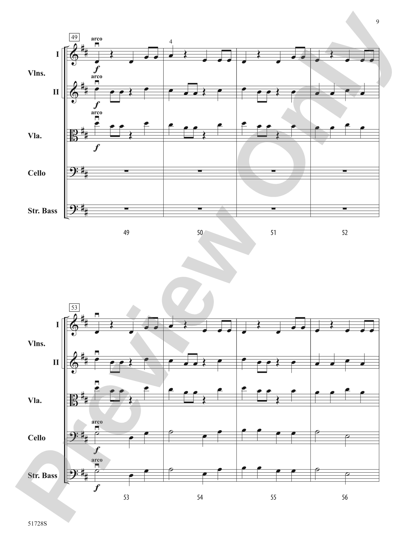 Radiance: Flexible String Ensemble Score & Parts