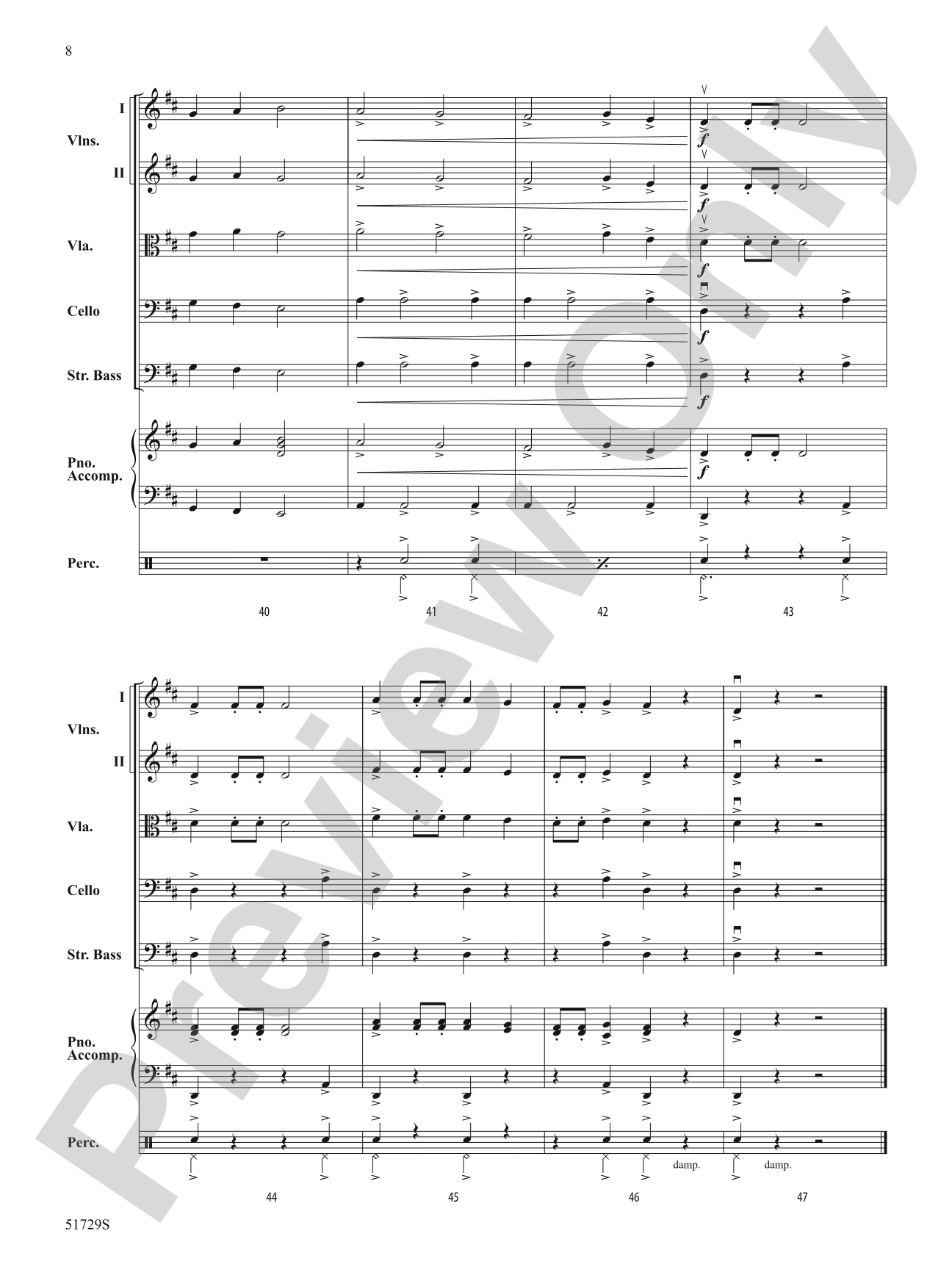 Honor the Brave: String Orchestra Conductor Score & Parts