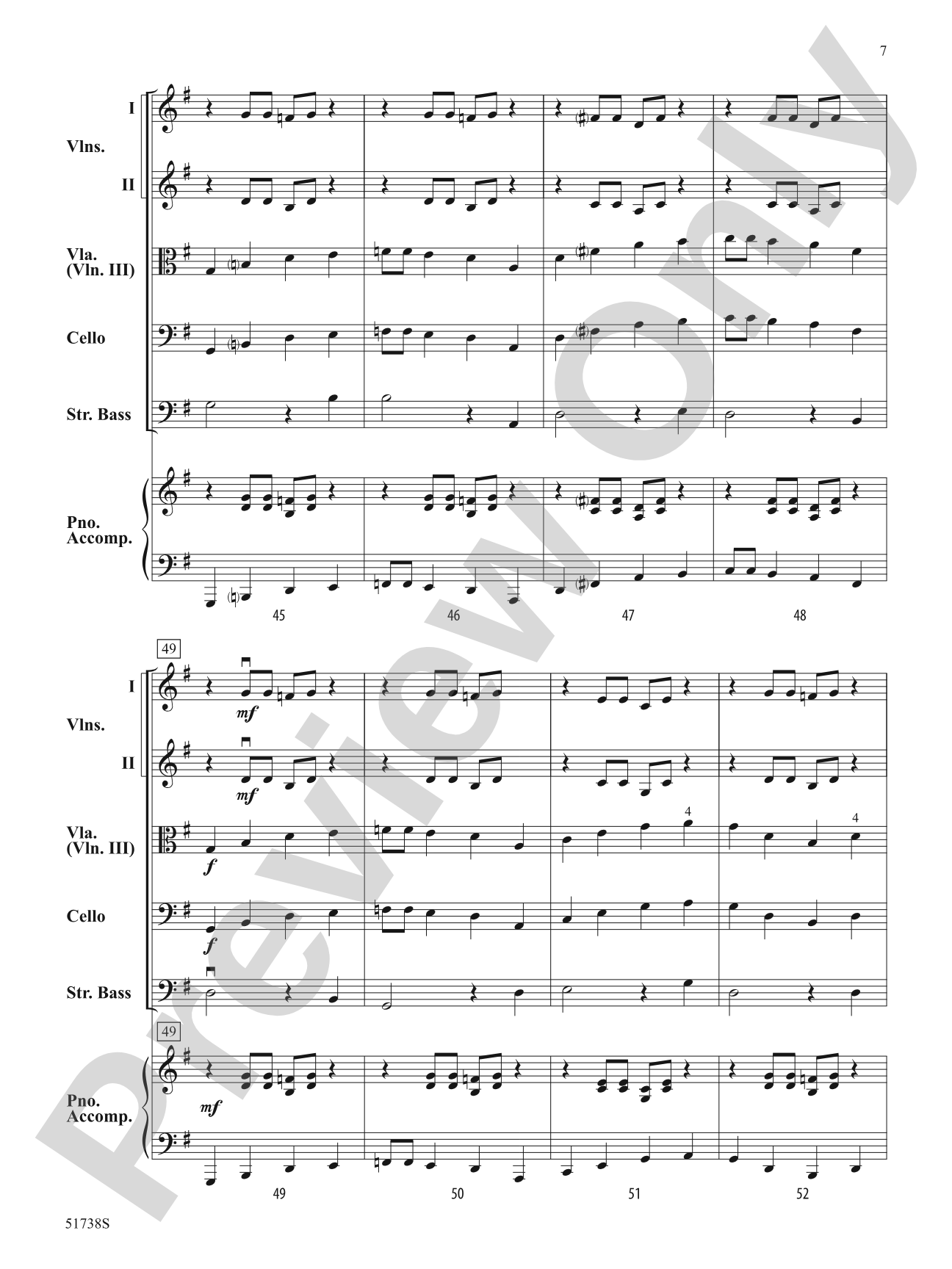 Amazing Bass: String Orchestra Conductor Score & Parts