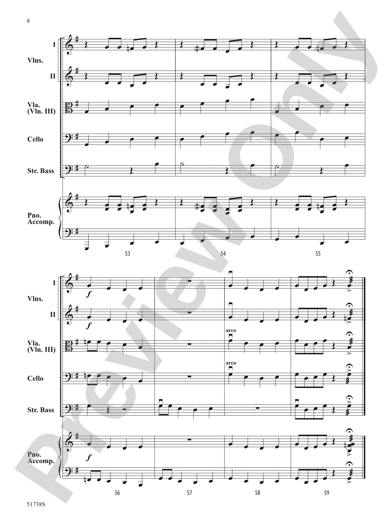 Amazing Bass: String Orchestra Conductor Score & Parts