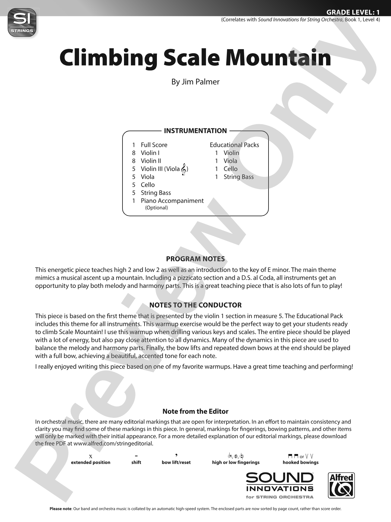 Climbing Scale Mountain: Score