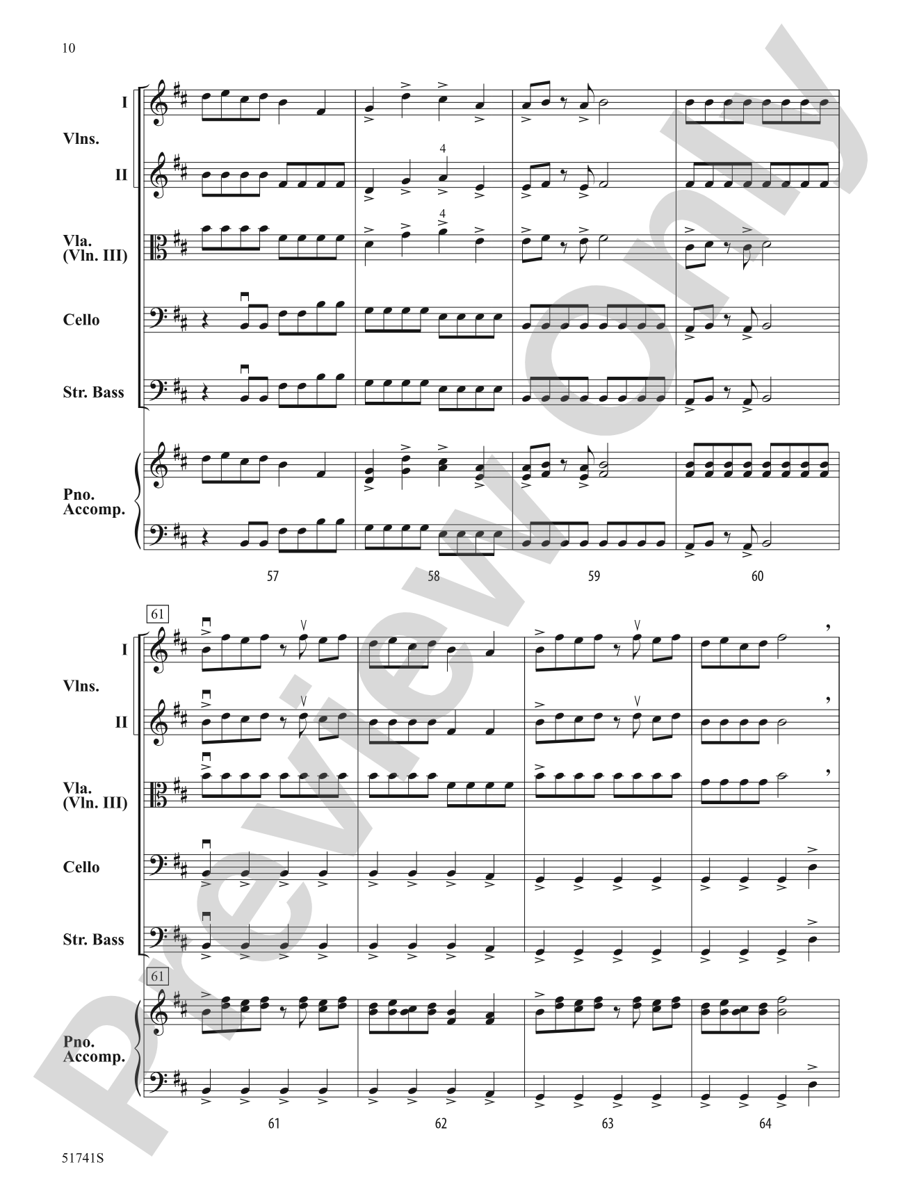 Strings of Fire: Flexible String Ensemble Score & Parts
