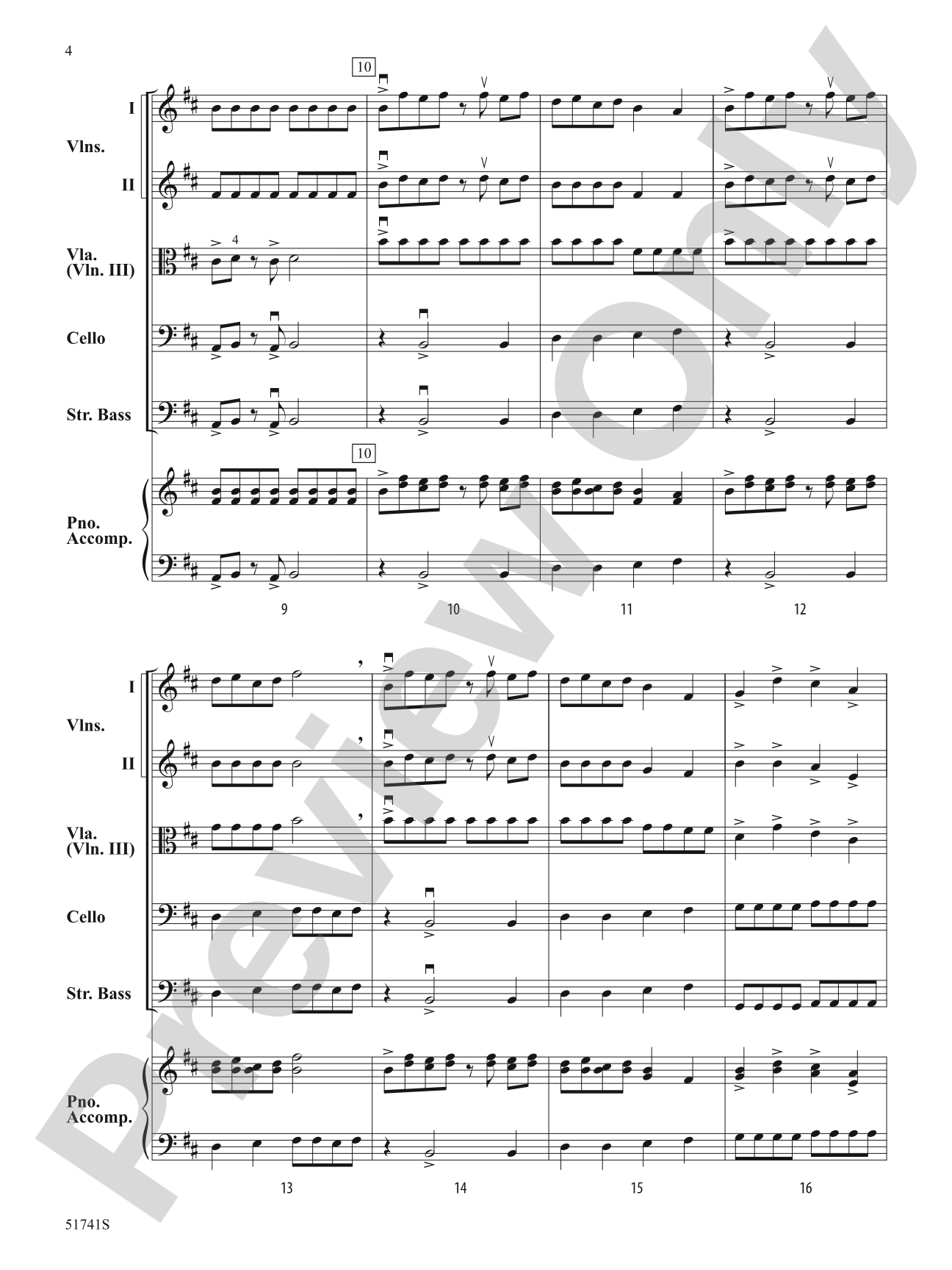 Strings of Fire: Flexible String Ensemble Score & Parts