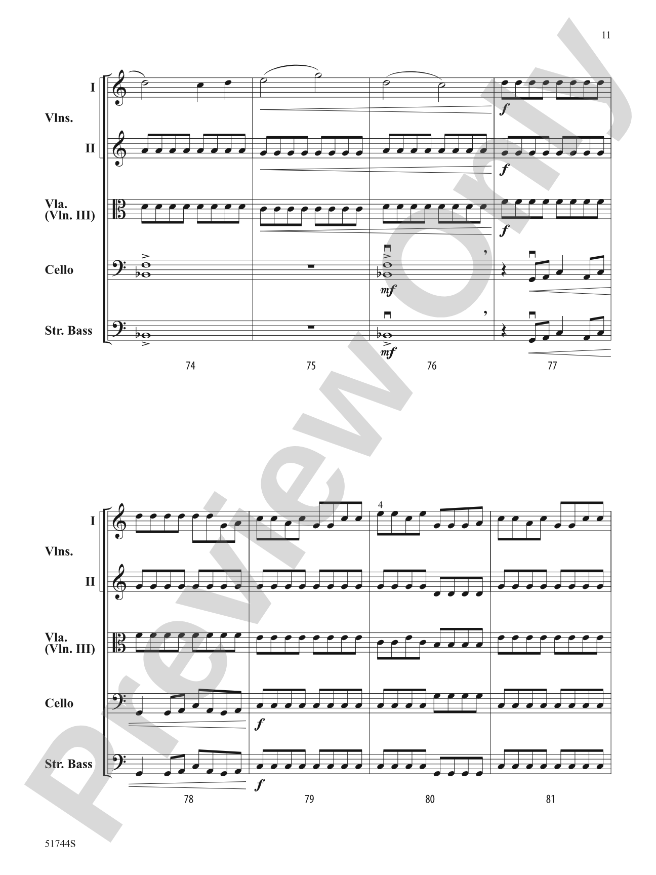 Foundation: String Orchestra Conductor Score & Parts