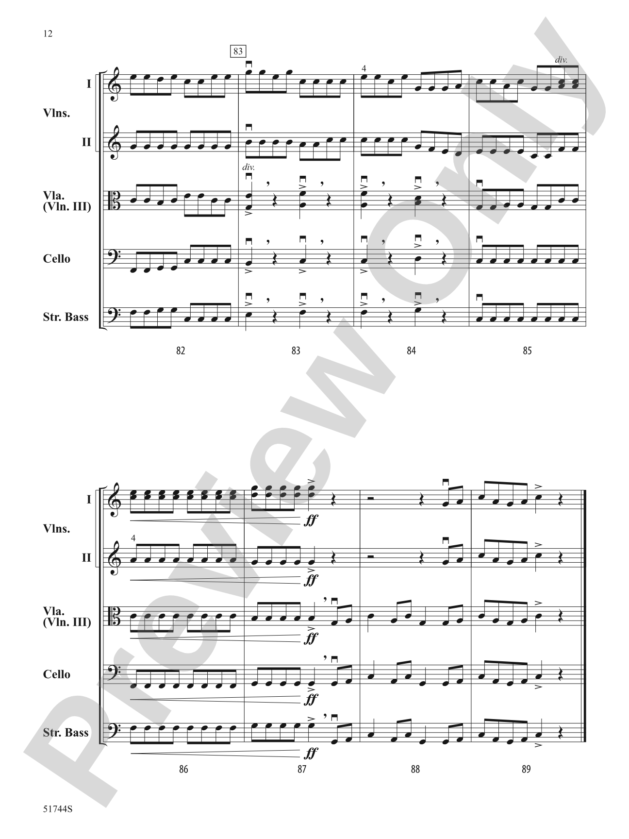 Foundation: String Orchestra Conductor Score & Parts