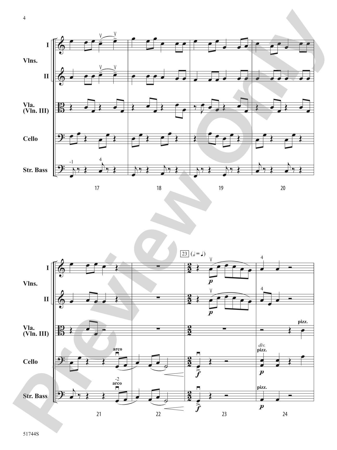 Foundation: String Orchestra Conductor Score & Parts