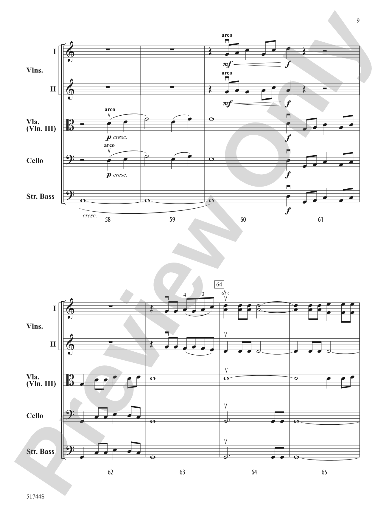 Foundation: String Orchestra Conductor Score & Parts