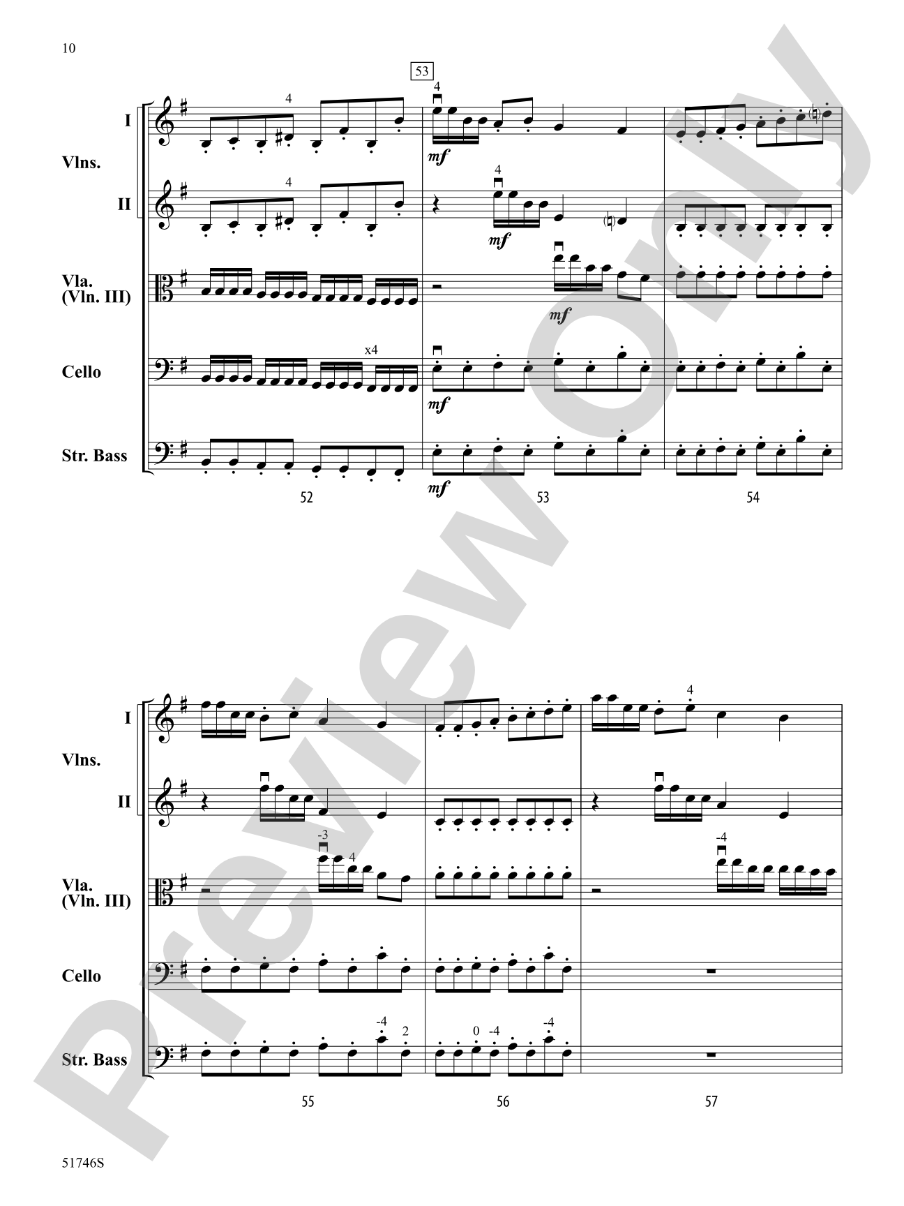 Frostbite: Flexible String Ensemble Score & Parts