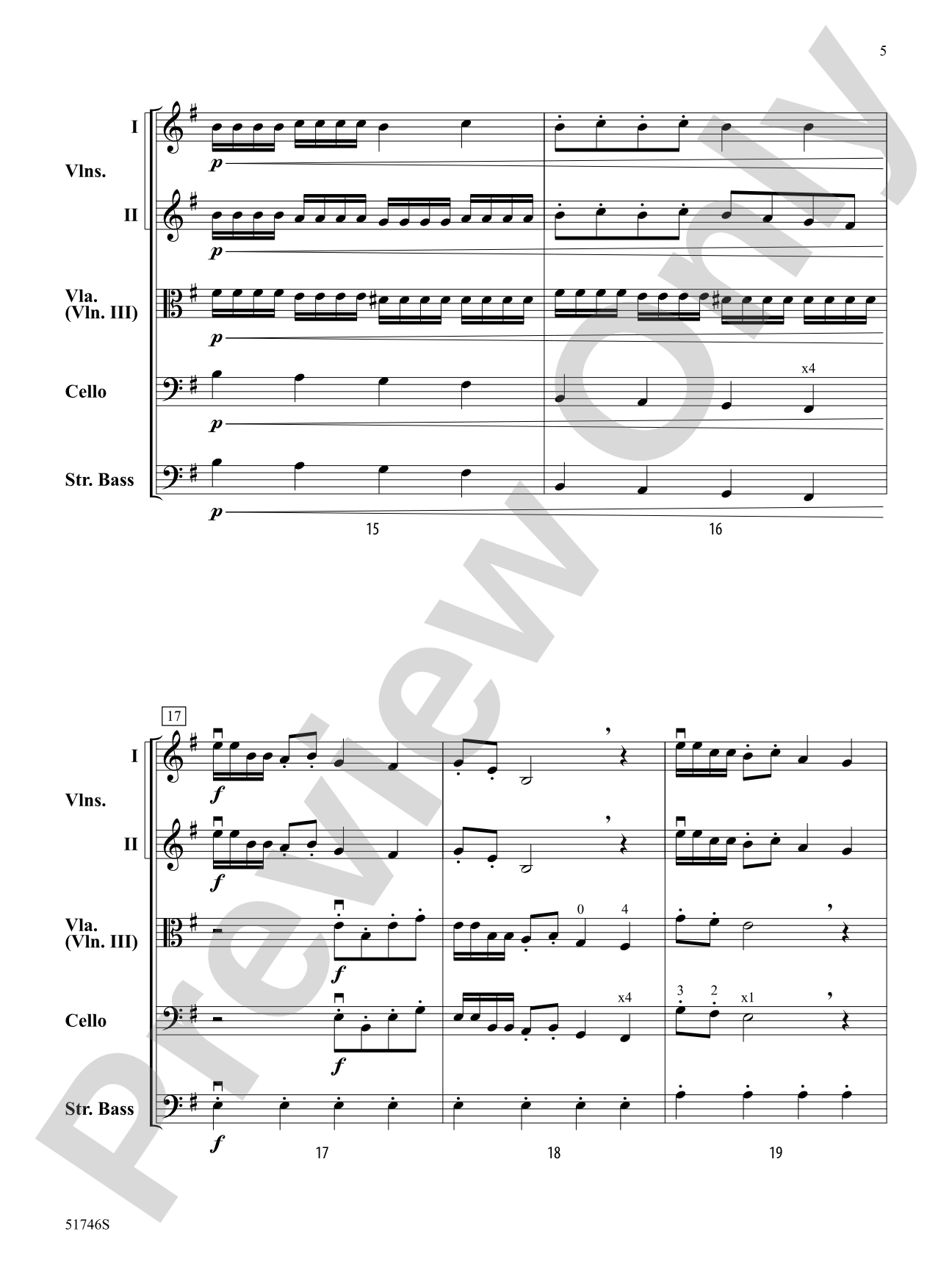 Frostbite: Flexible String Ensemble Score & Parts
