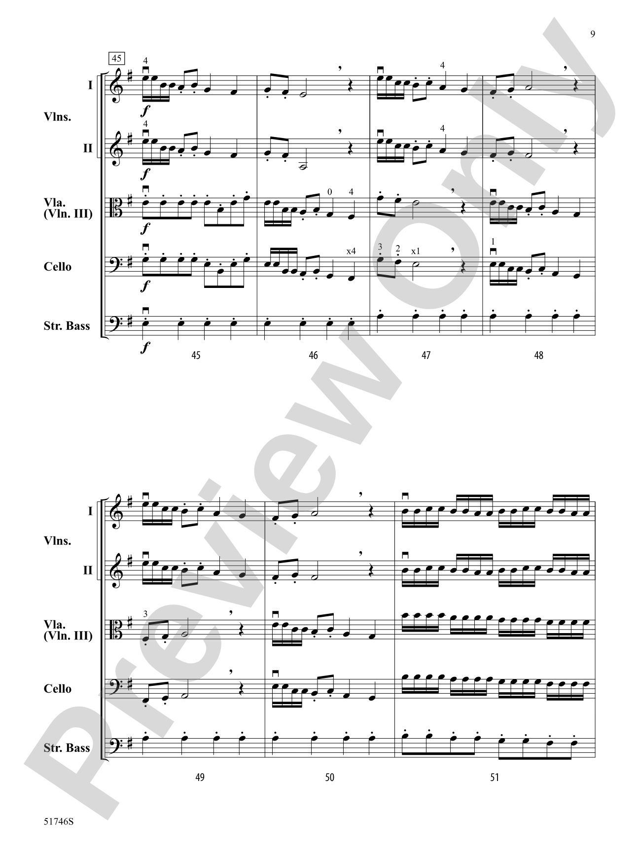 Frostbite: Flexible String Ensemble Score & Parts