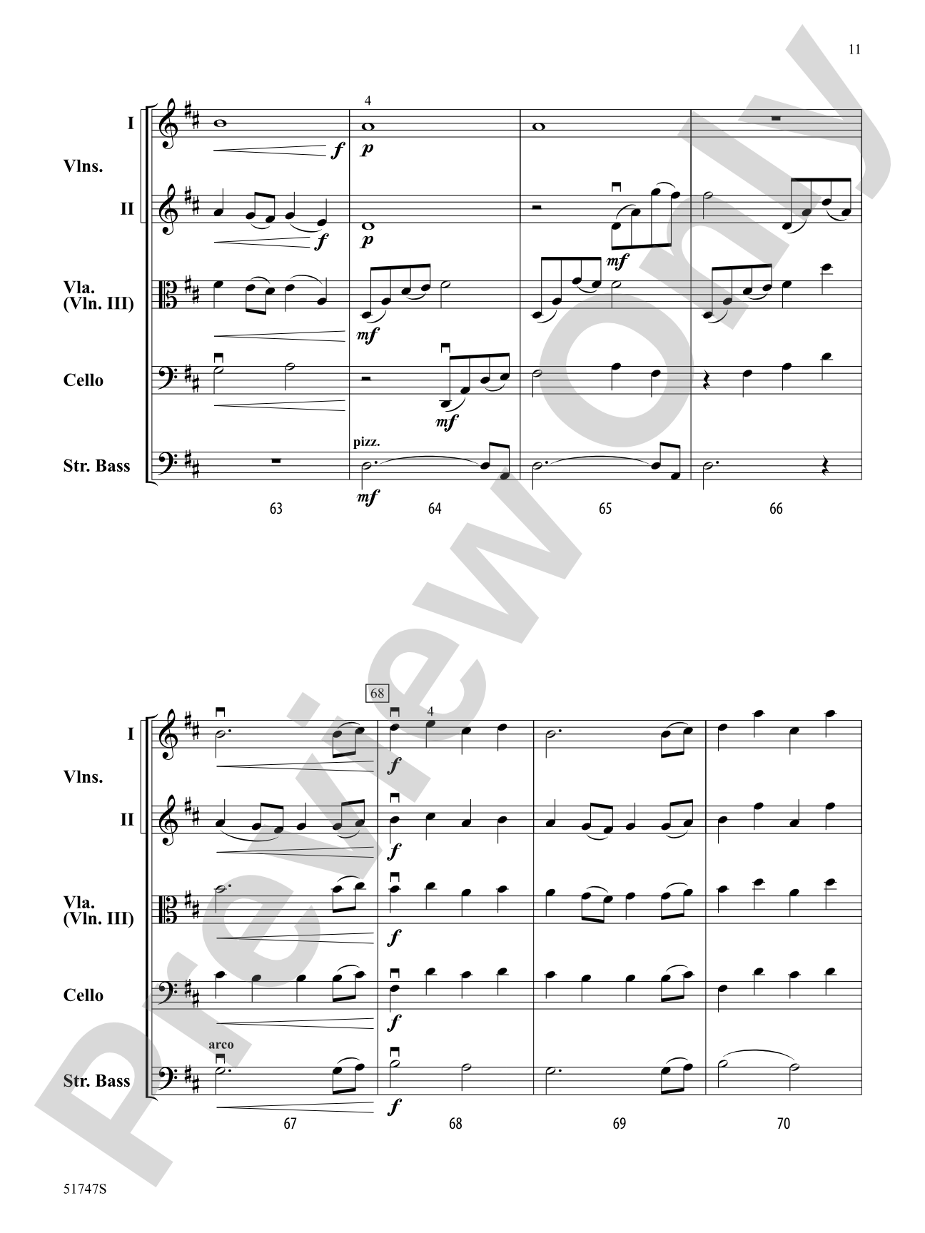 Echoes of Valor: String Orchestra Conductor Score & Parts