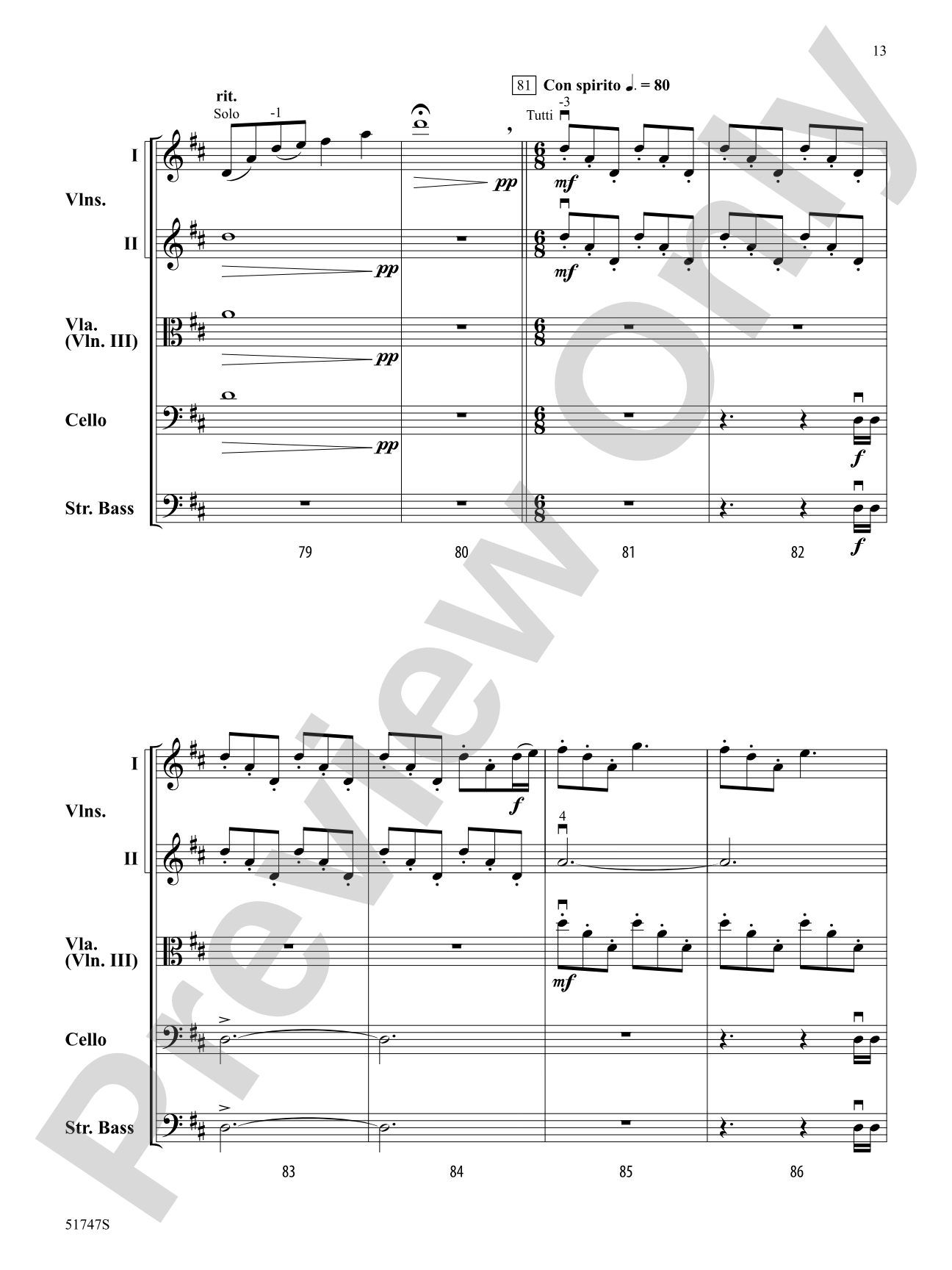 Echoes of Valor: String Orchestra Conductor Score & Parts
