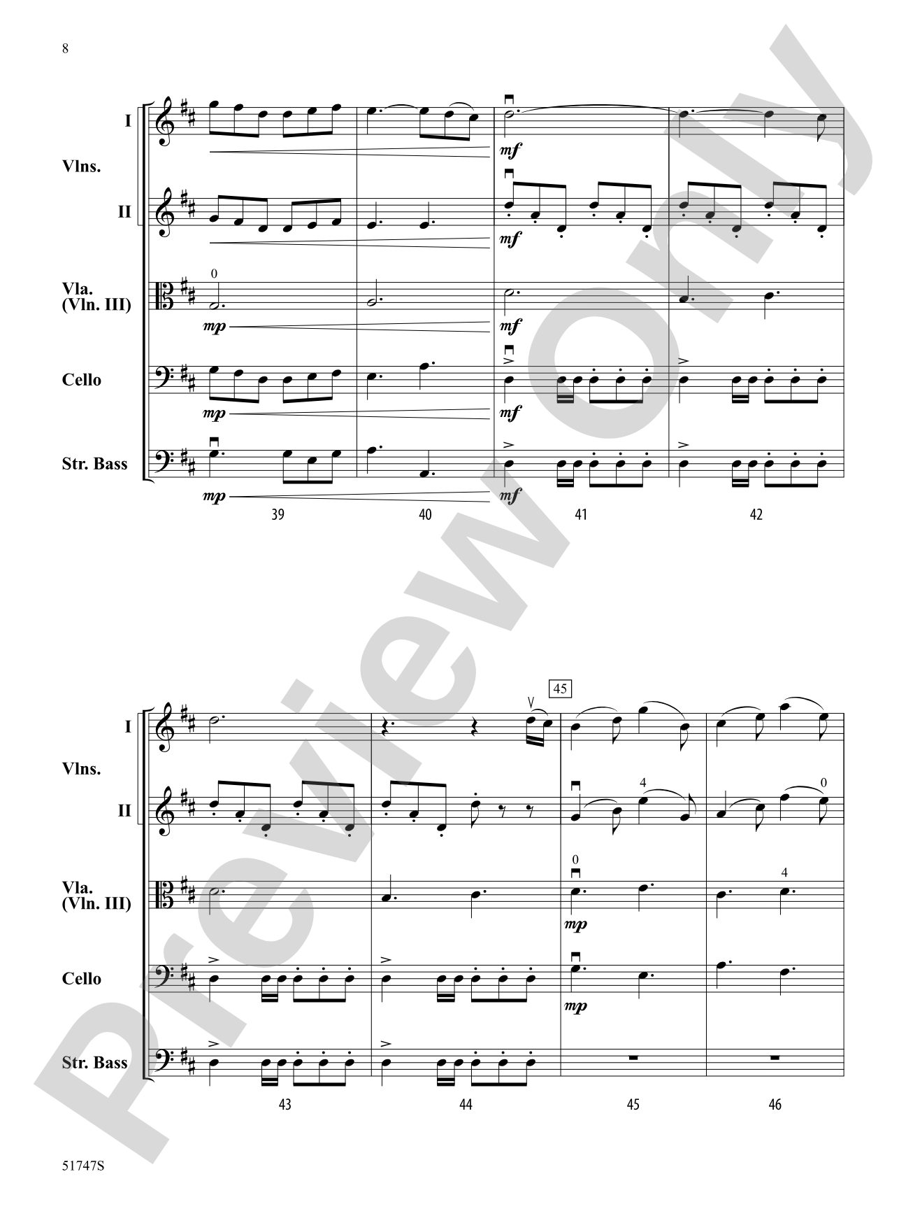 Echoes of Valor: String Orchestra Conductor Score & Parts