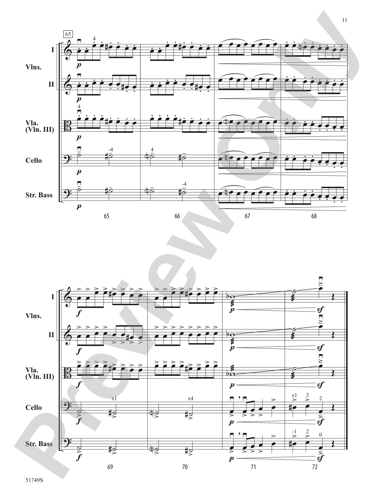 Spiders!: String Orchestra Conductor Score & Parts