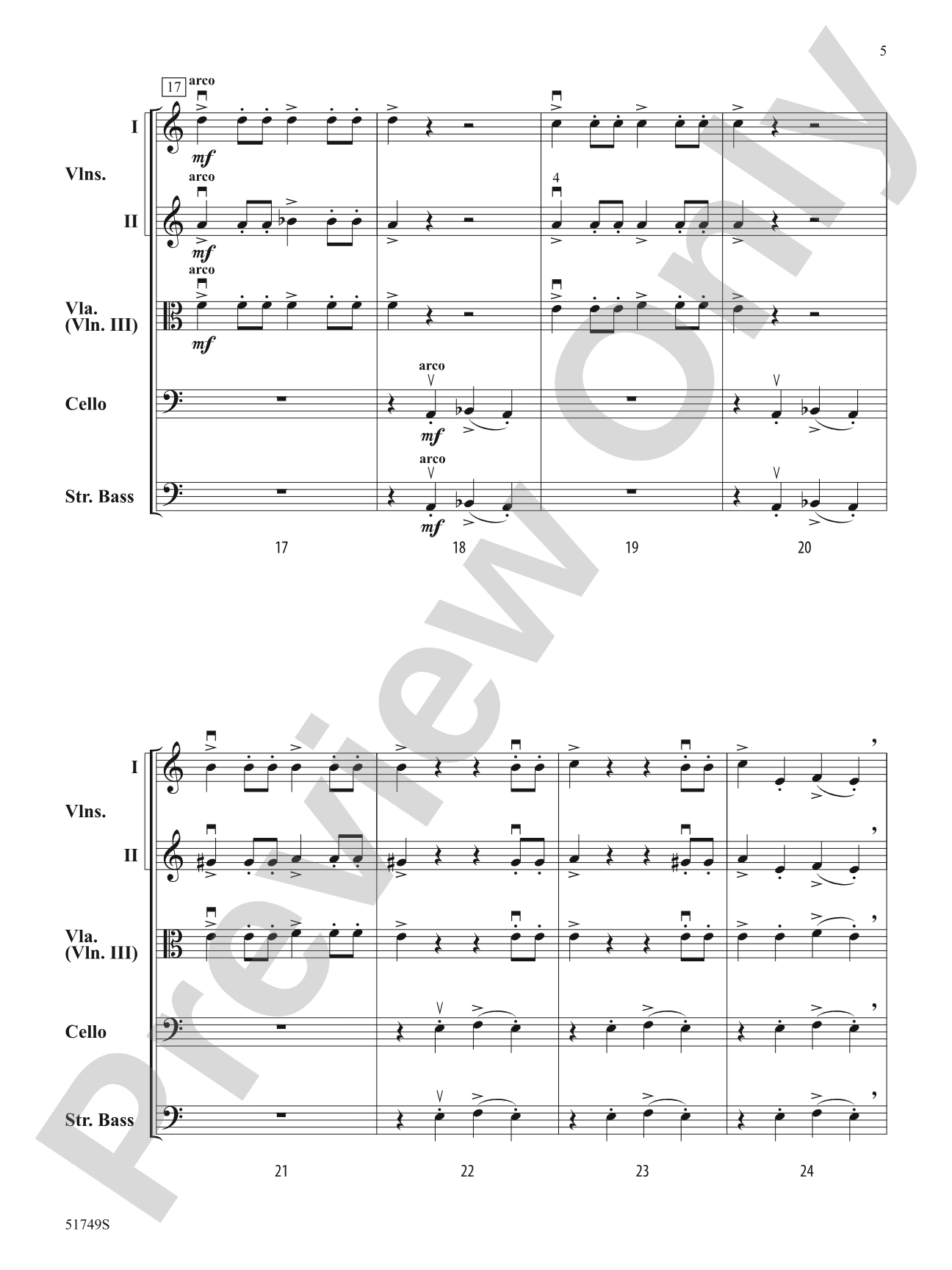 Spiders!: String Orchestra Conductor Score & Parts