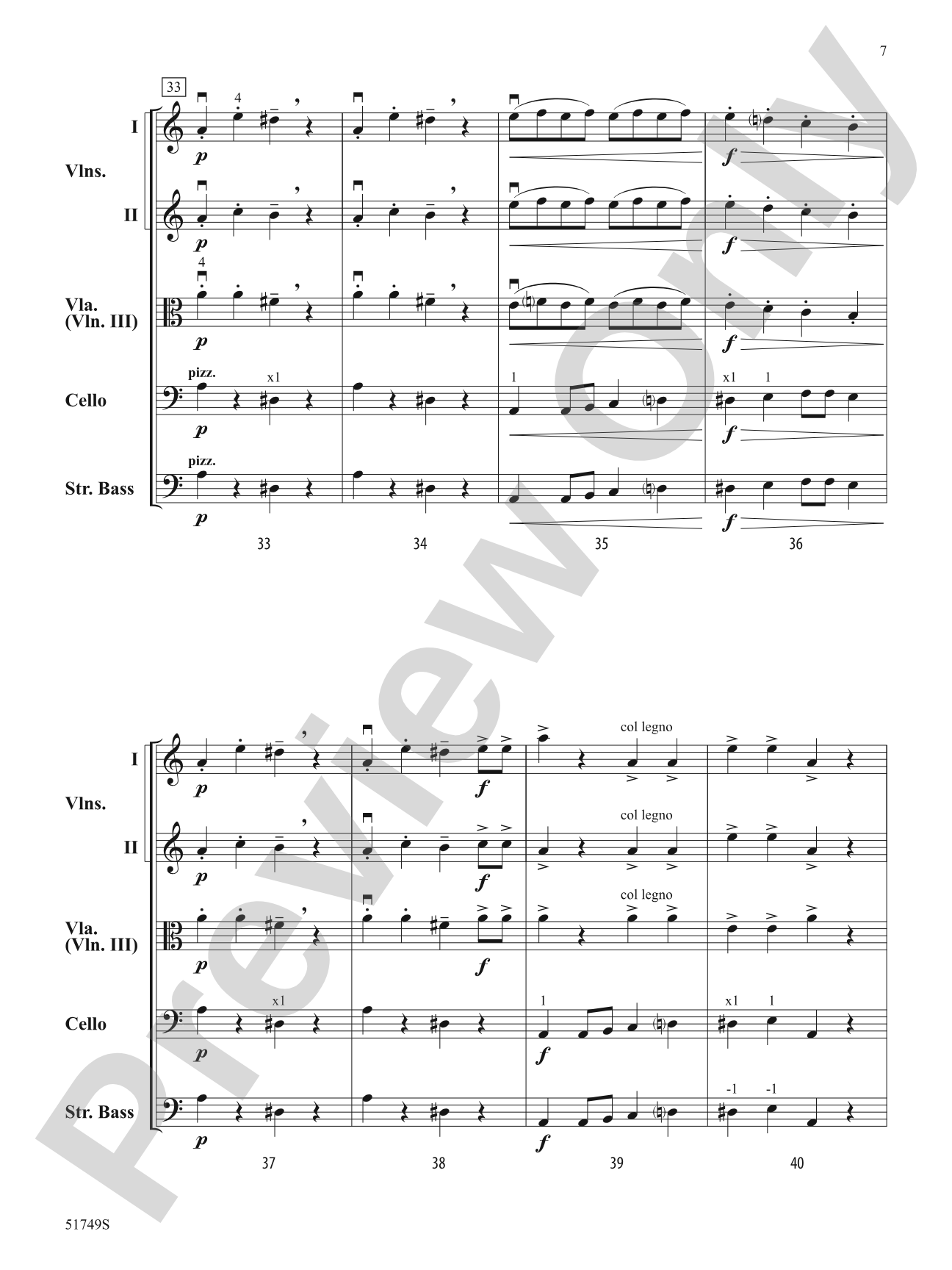 Spiders!: String Orchestra Conductor Score & Parts