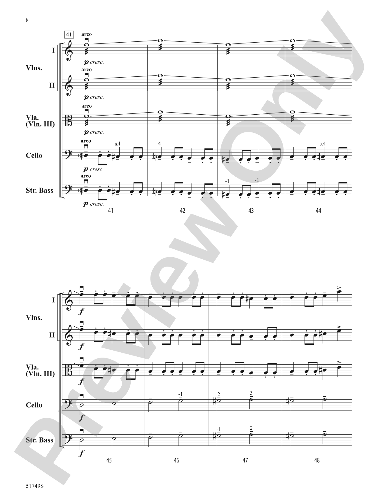 Spiders!: String Orchestra Conductor Score & Parts