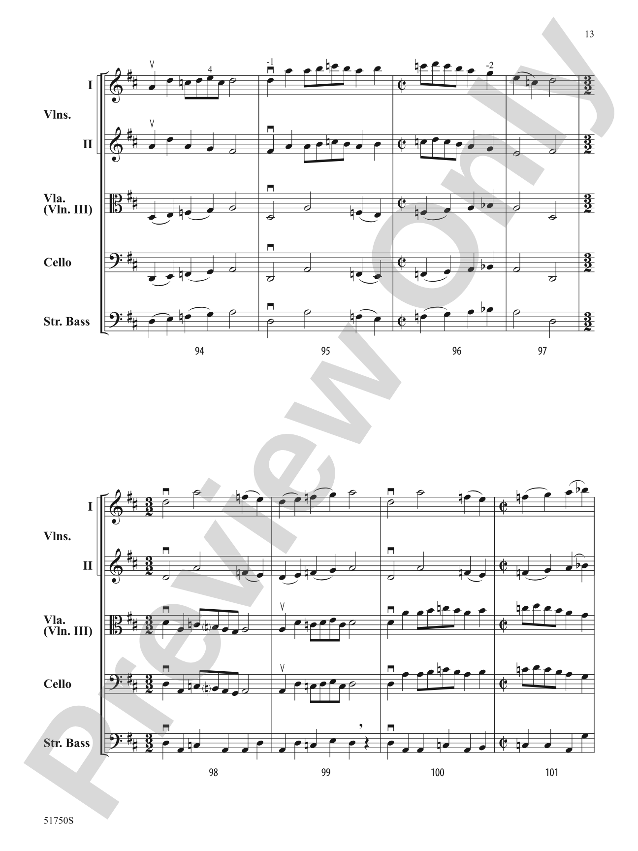 The Gates of Janus: String Orchestra Conductor Score & Parts