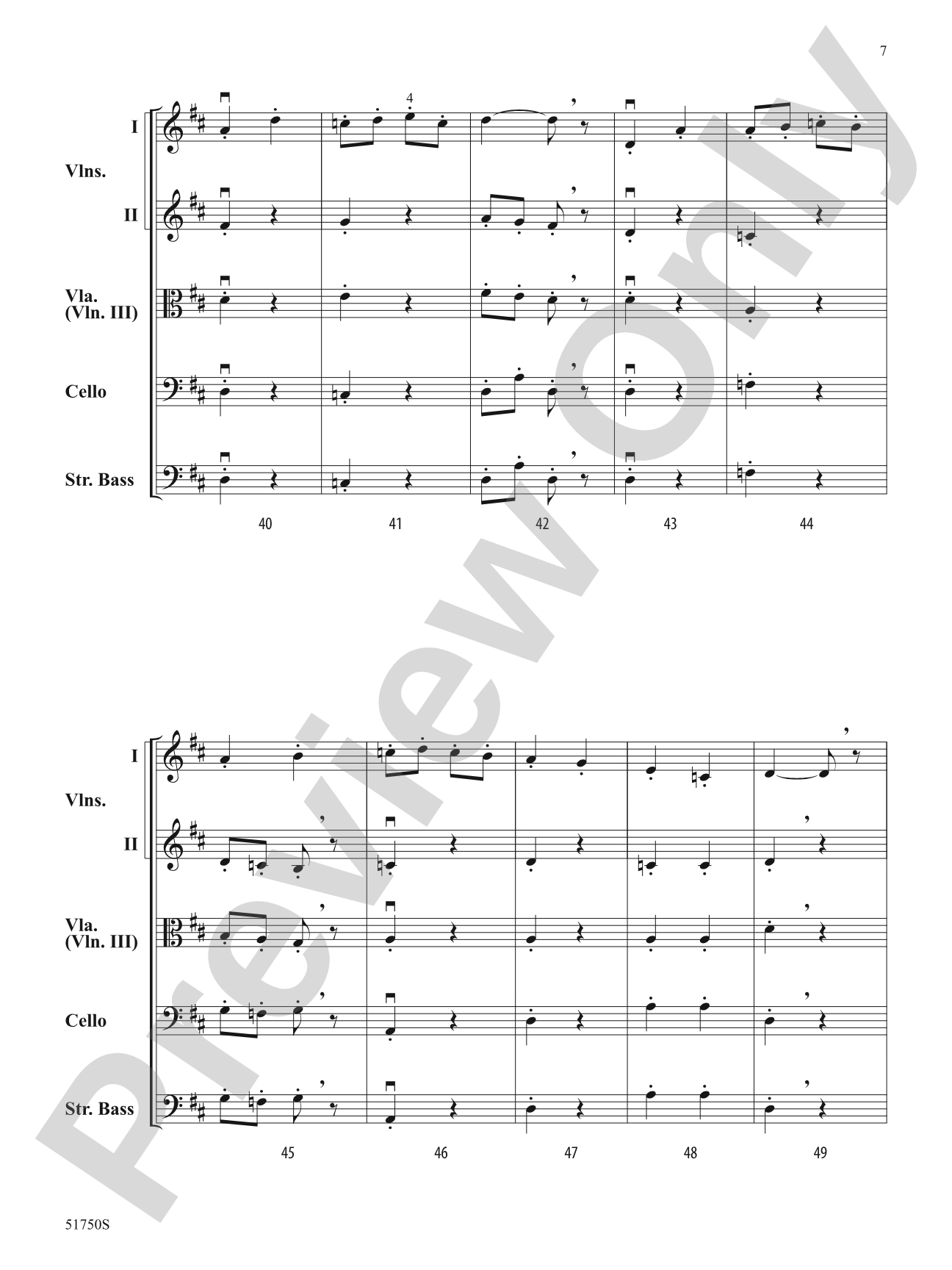 The Gates of Janus: String Orchestra Conductor Score & Parts