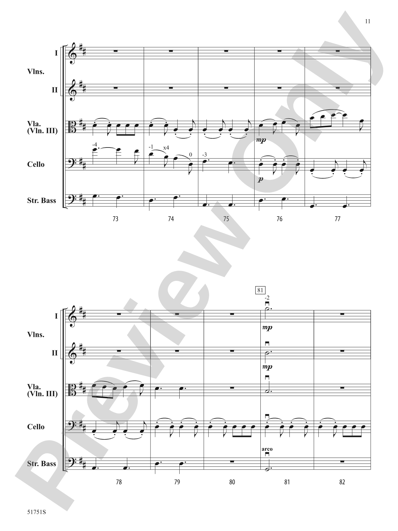 Daybreak: String Orchestra Conductor Score & Parts