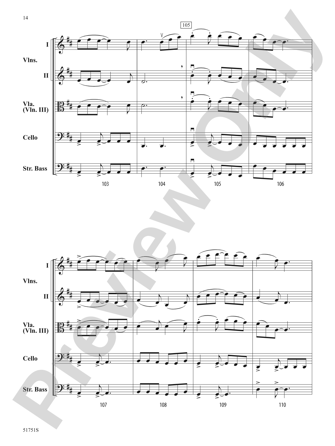 Daybreak: String Orchestra Conductor Score & Parts