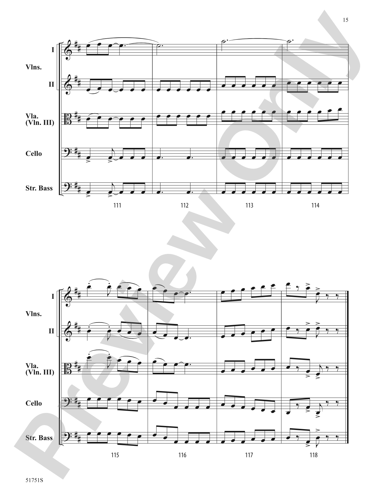 Daybreak: String Orchestra Conductor Score & Parts