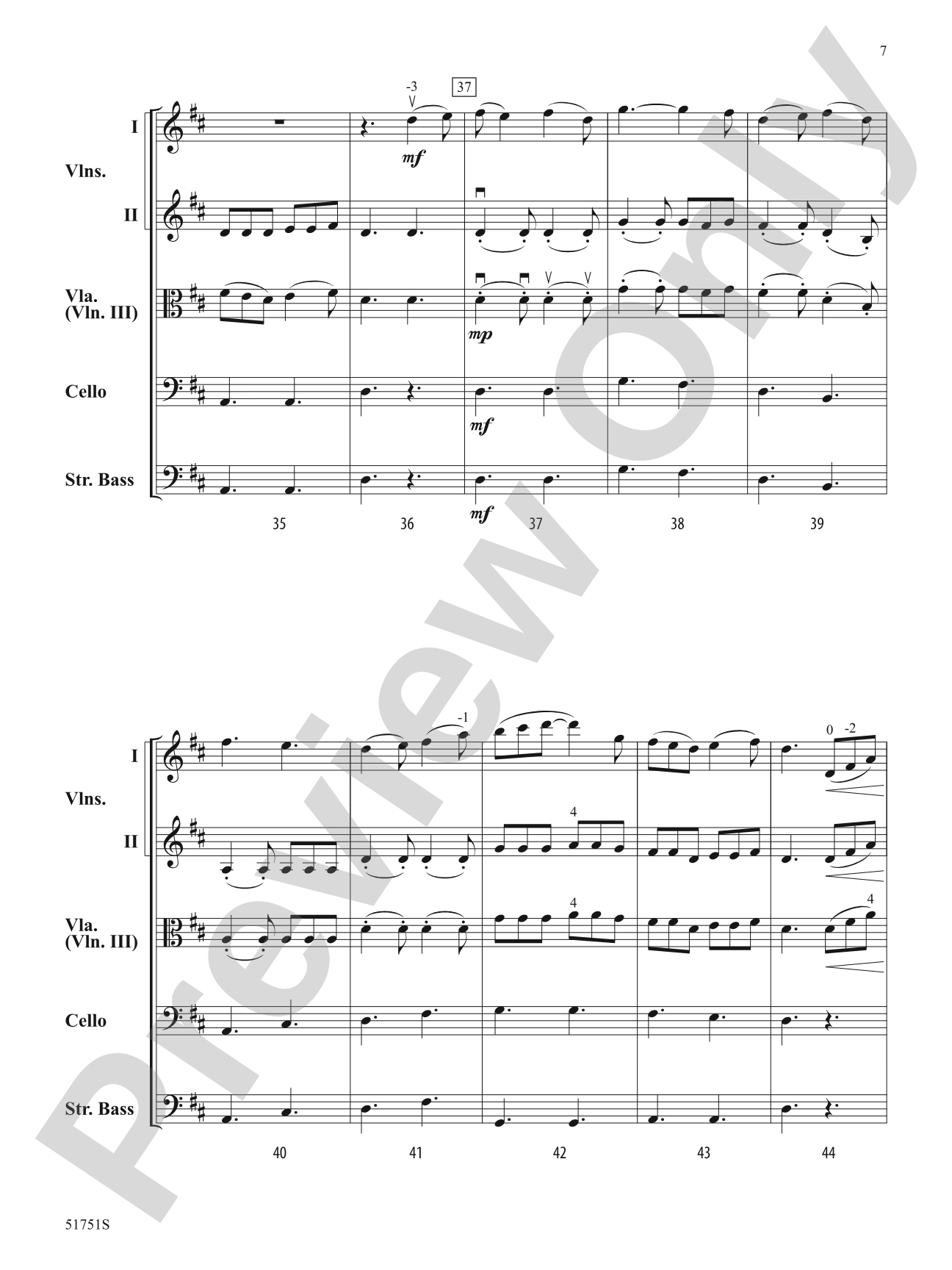 Daybreak: String Orchestra Conductor Score & Parts