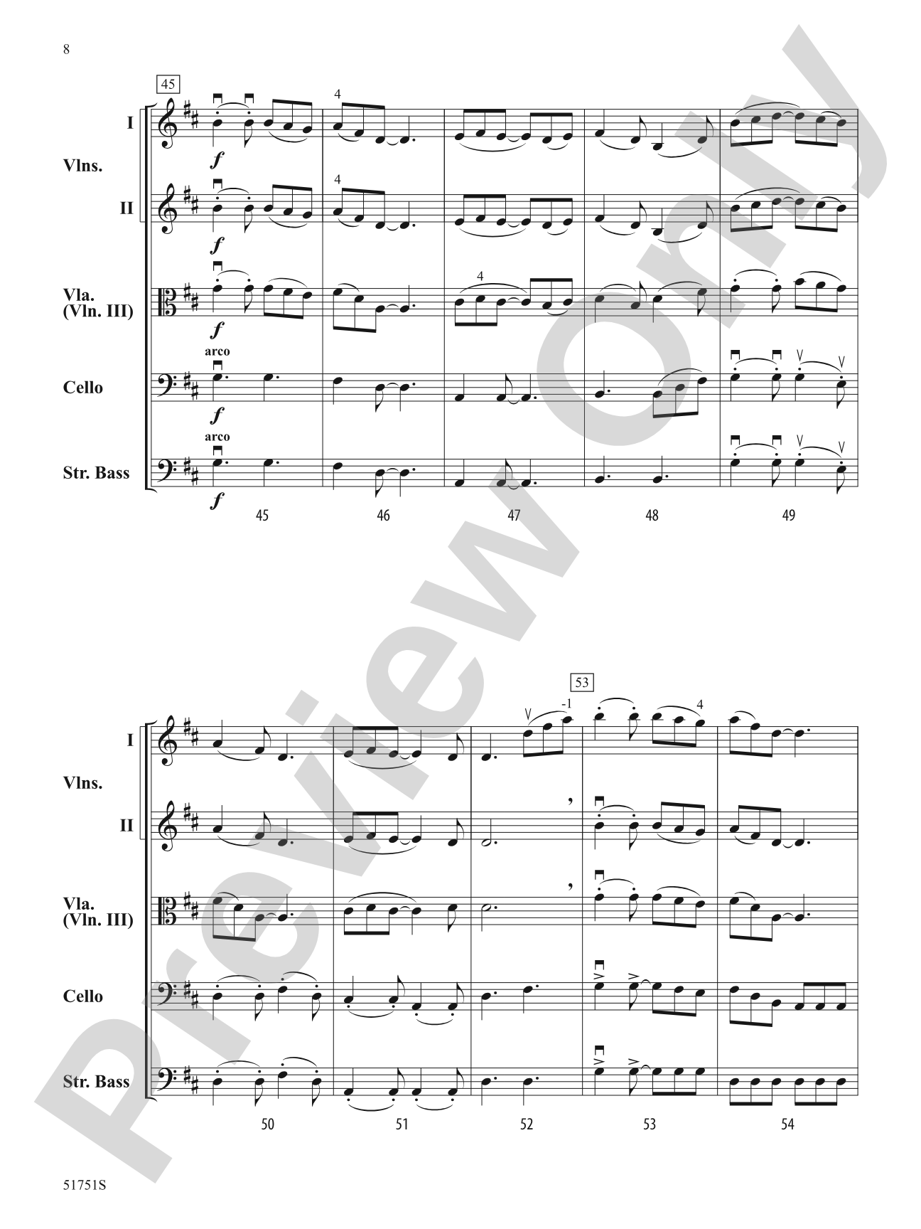 Daybreak: String Orchestra Conductor Score & Parts