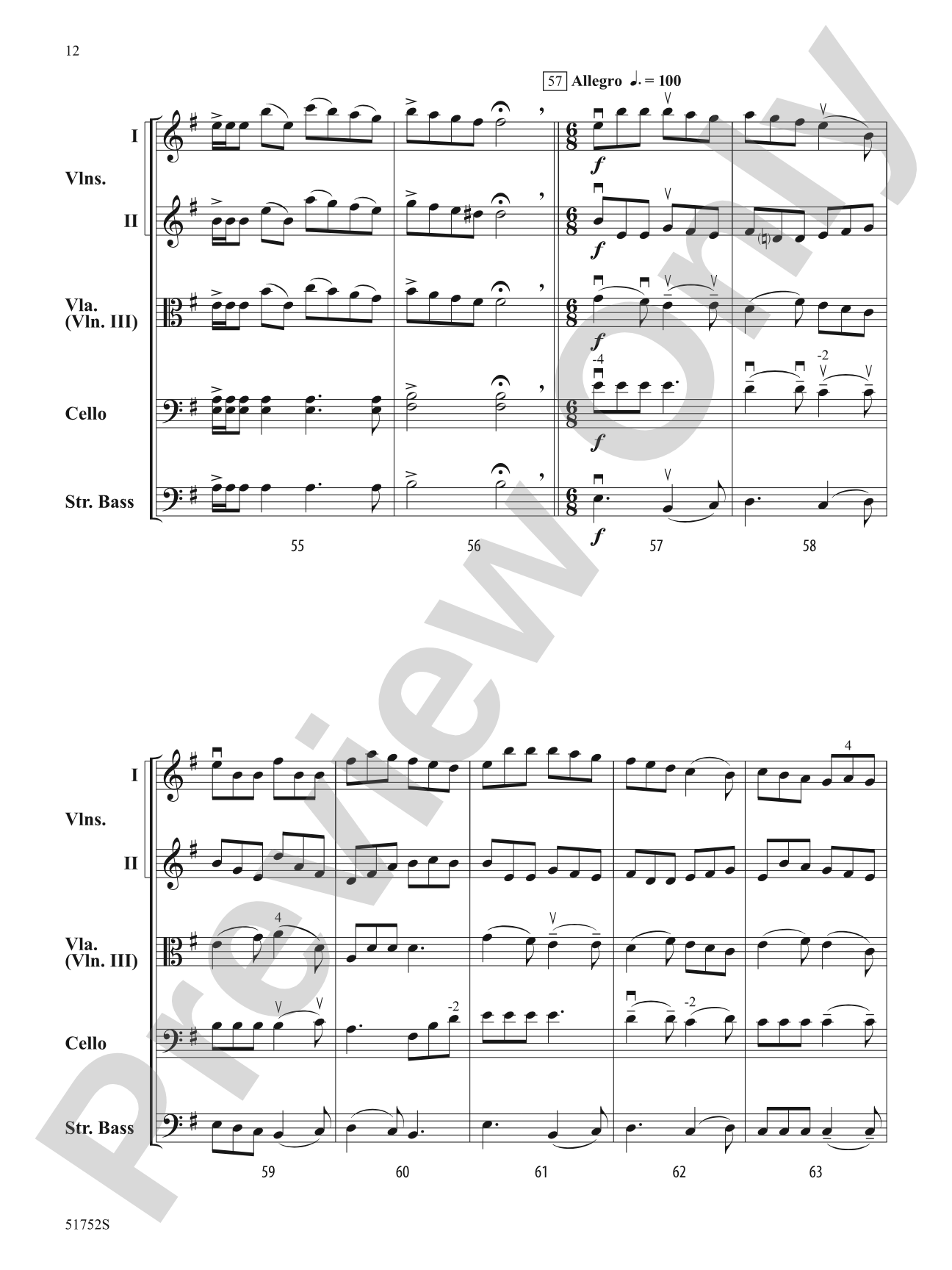 The Red-Haired Girl: String Orchestra Conductor Score & Parts