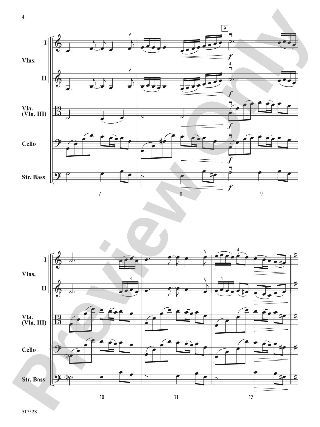 The Red-Haired Girl: String Orchestra Conductor Score & Parts