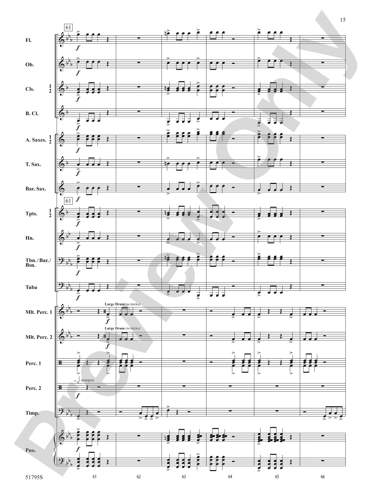 Colossus: Concert Band Conductor Score & Parts