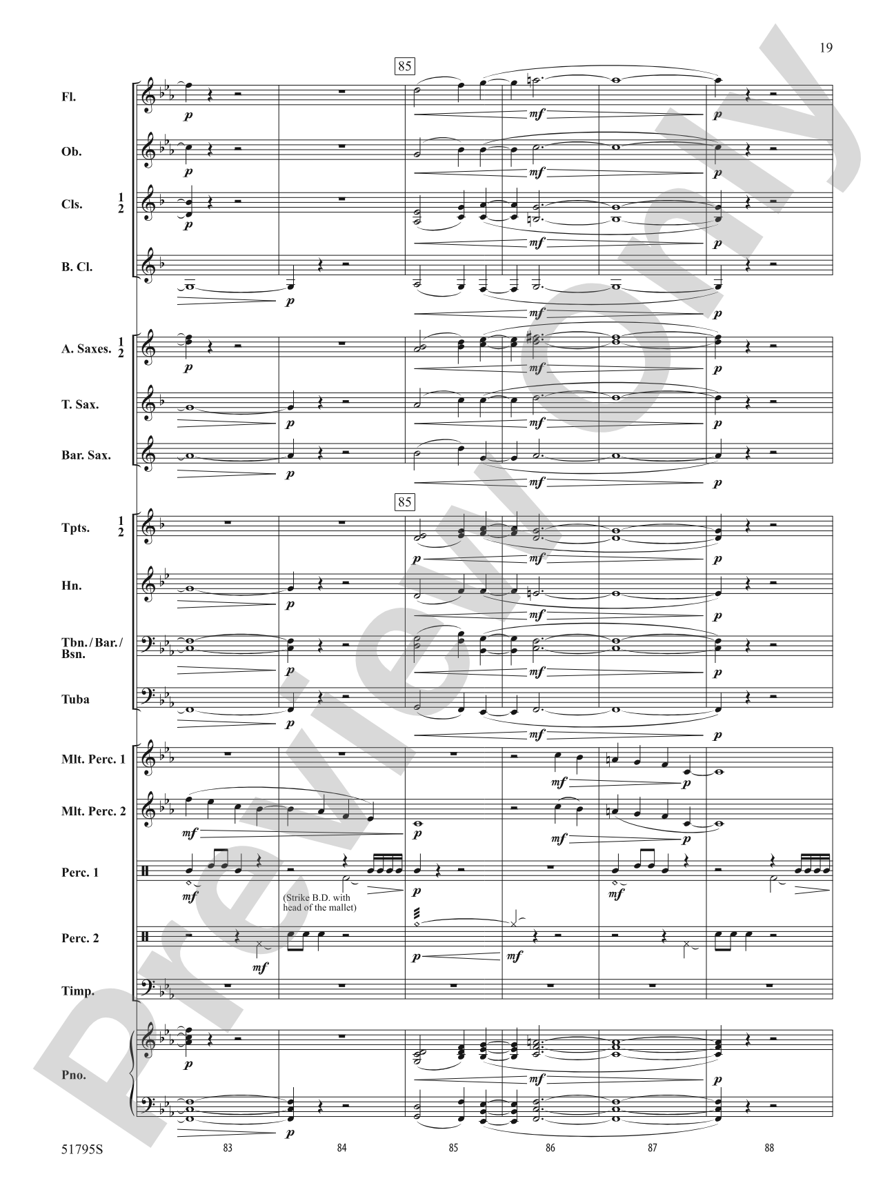 Colossus: Concert Band Conductor Score & Parts