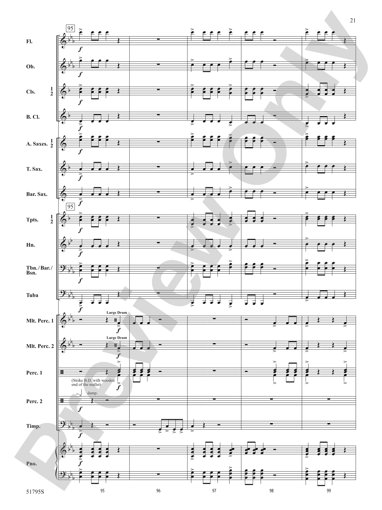 Colossus: Concert Band Conductor Score & Parts