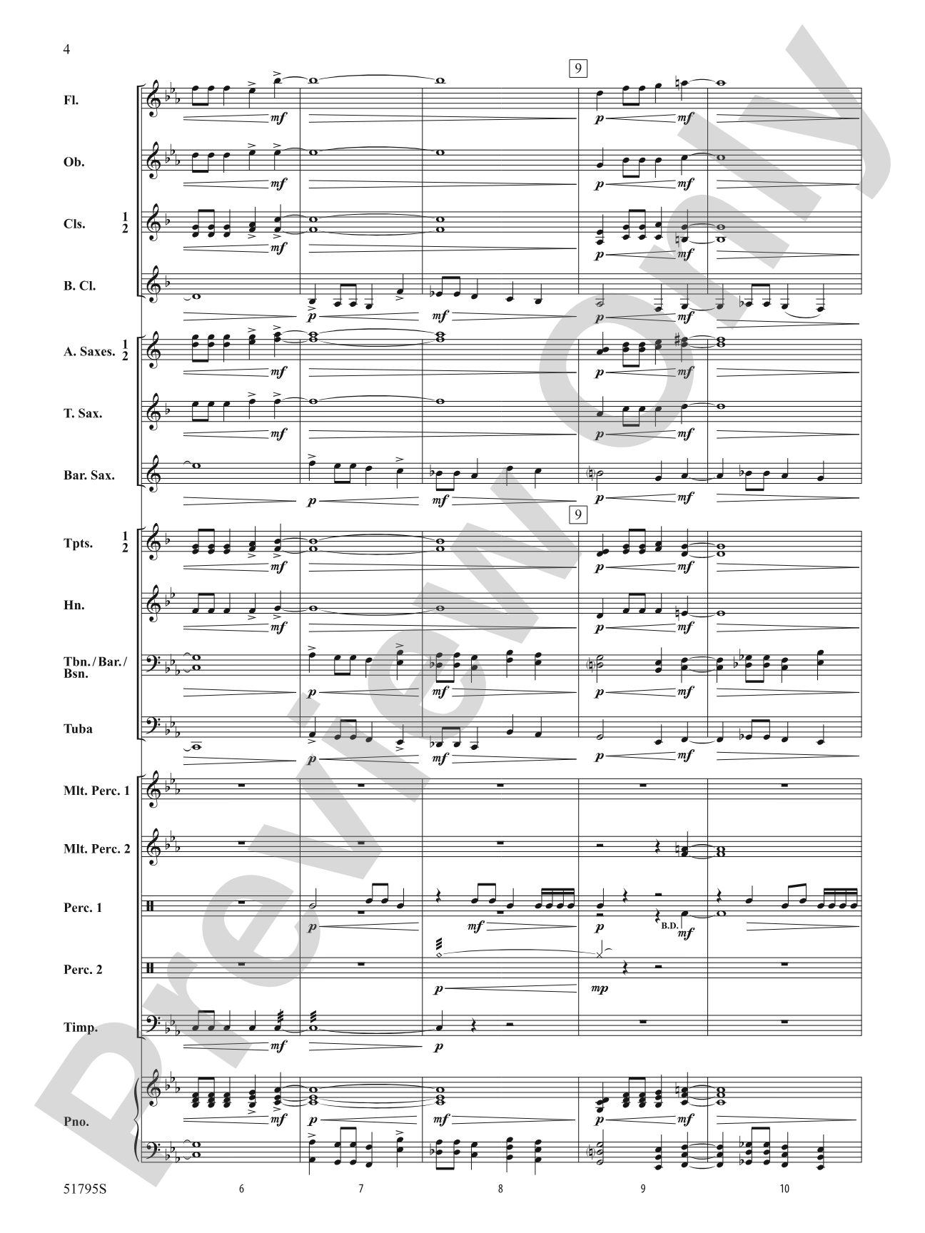 Colossus: Concert Band Conductor Score & Parts