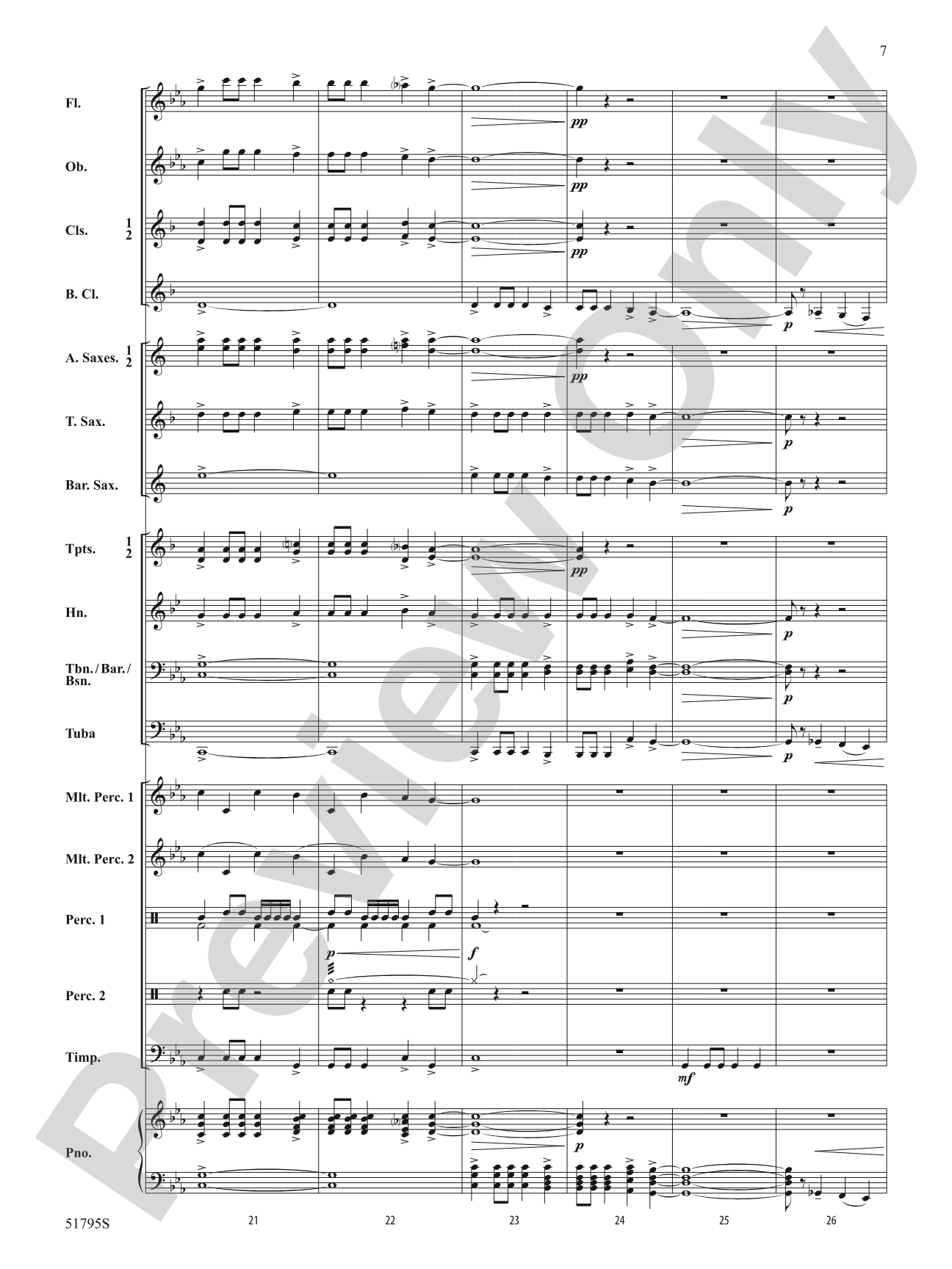 Colossus: Concert Band Conductor Score & Parts